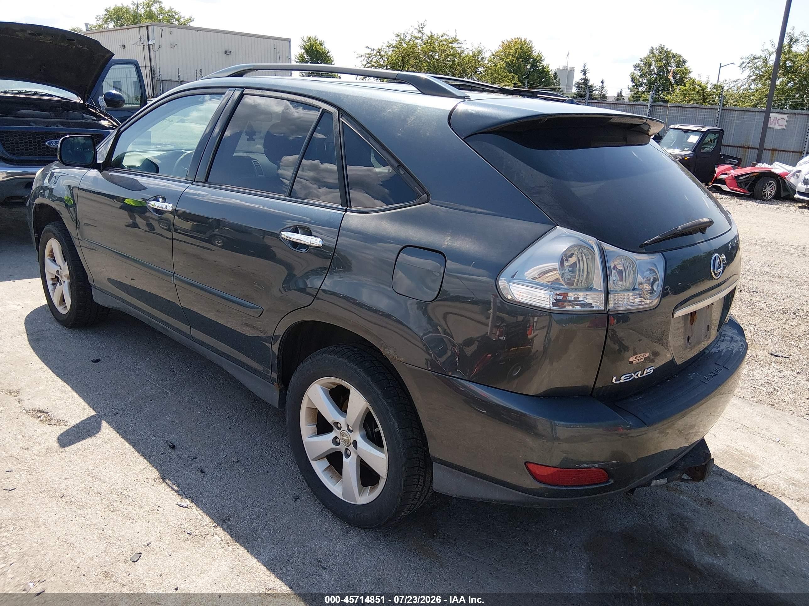 2008 Lexus Rx 350   Gray vin: 2T2HK31U98C051106