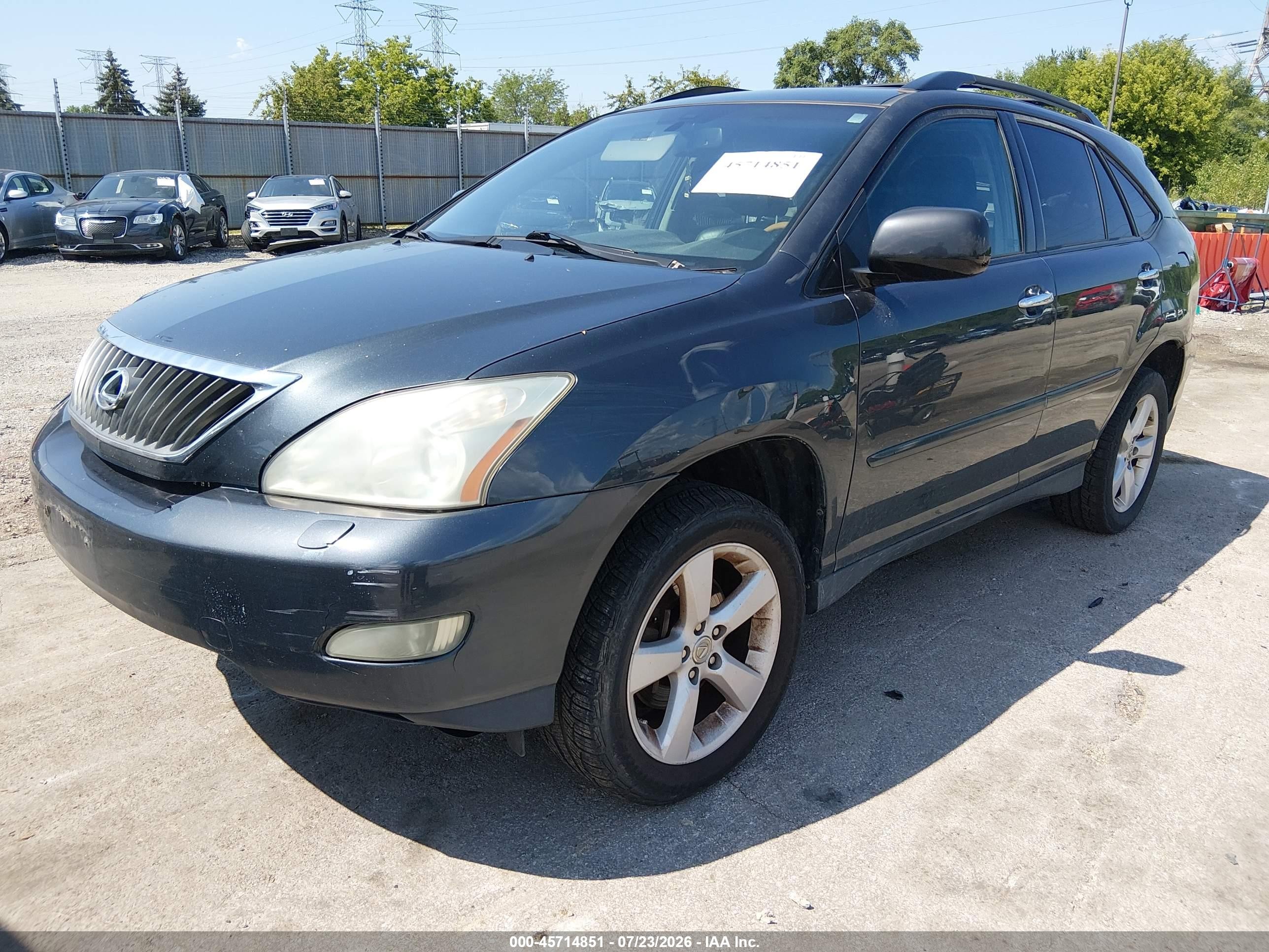 2008 Lexus Rx 350   Gray vin: 2T2HK31U98C051106