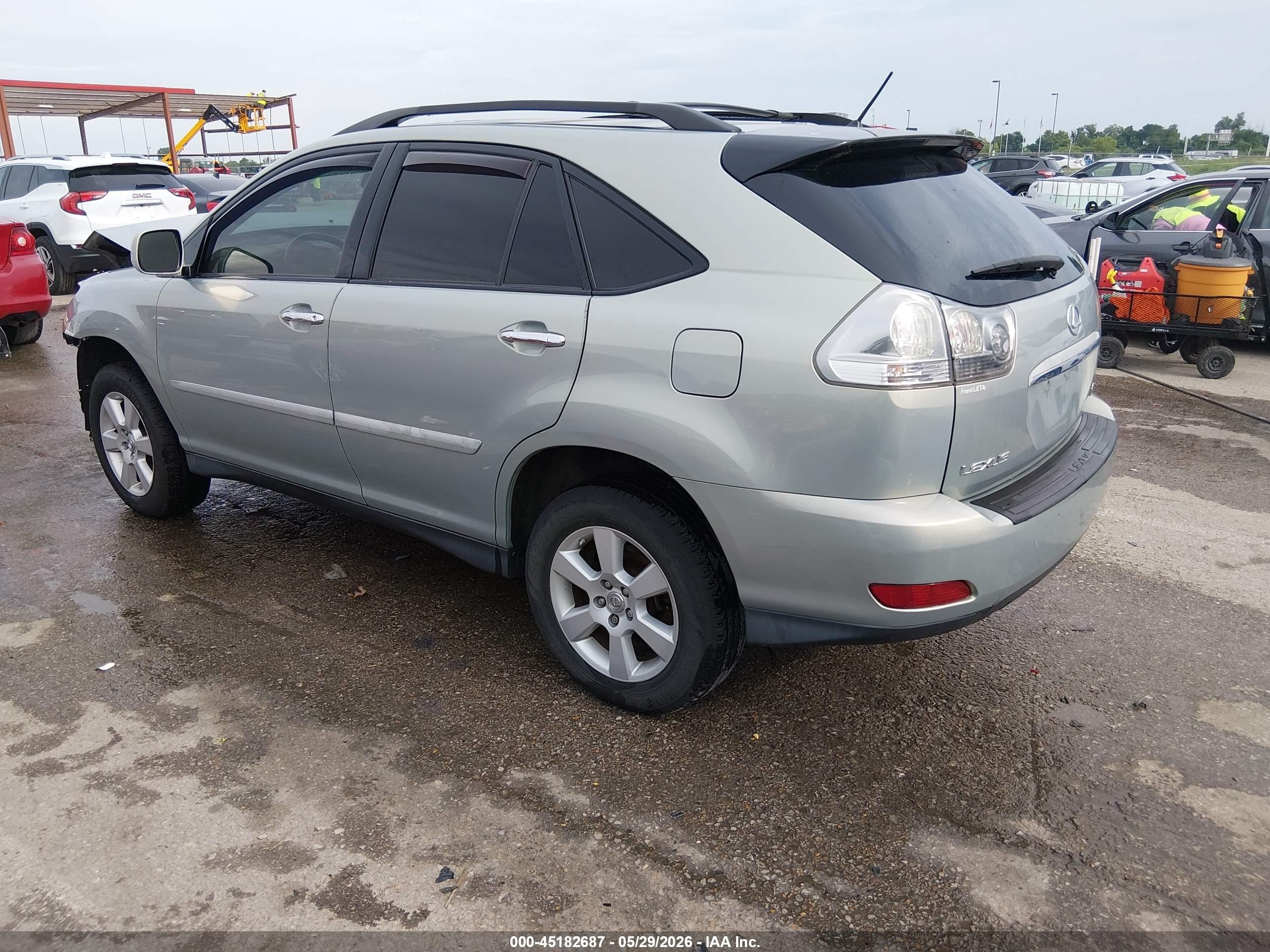 2008 Lexus Rx 350   Silver vin: 2T2HK31U98C052465