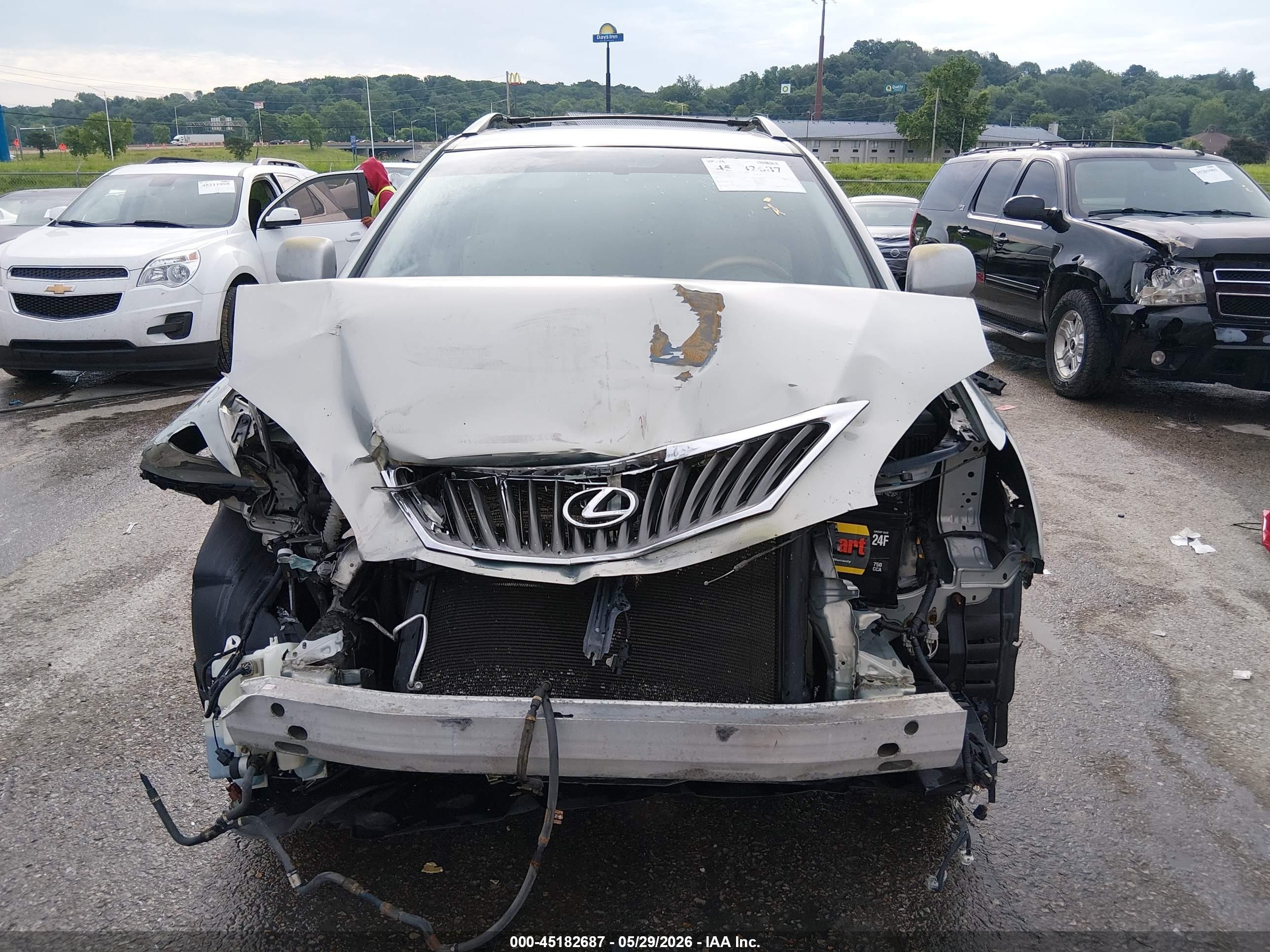 2008 Lexus Rx 350   Silver vin: 2T2HK31U98C052465