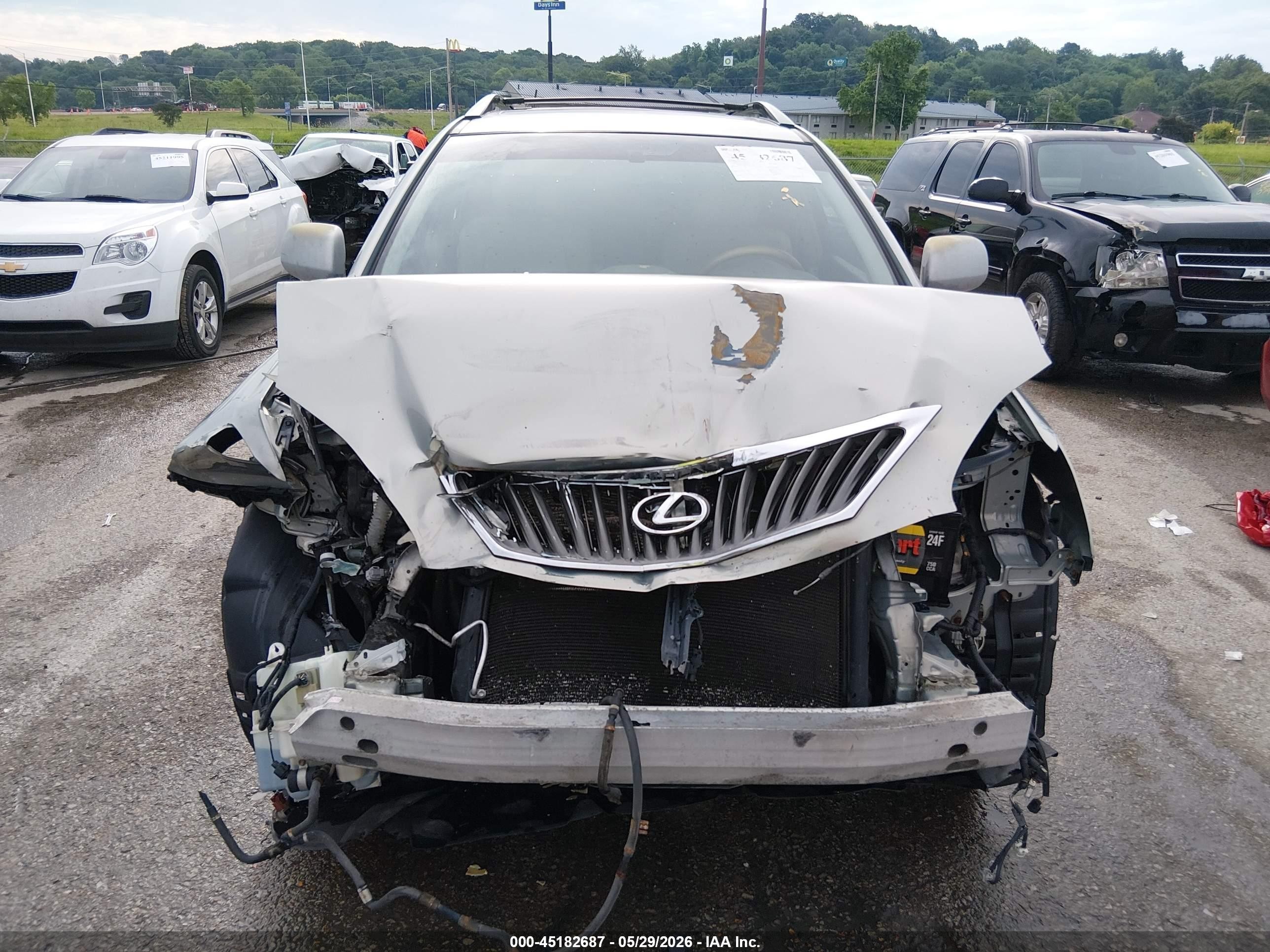2008 Lexus Rx 350   Silver vin: 2T2HK31U98C052465
