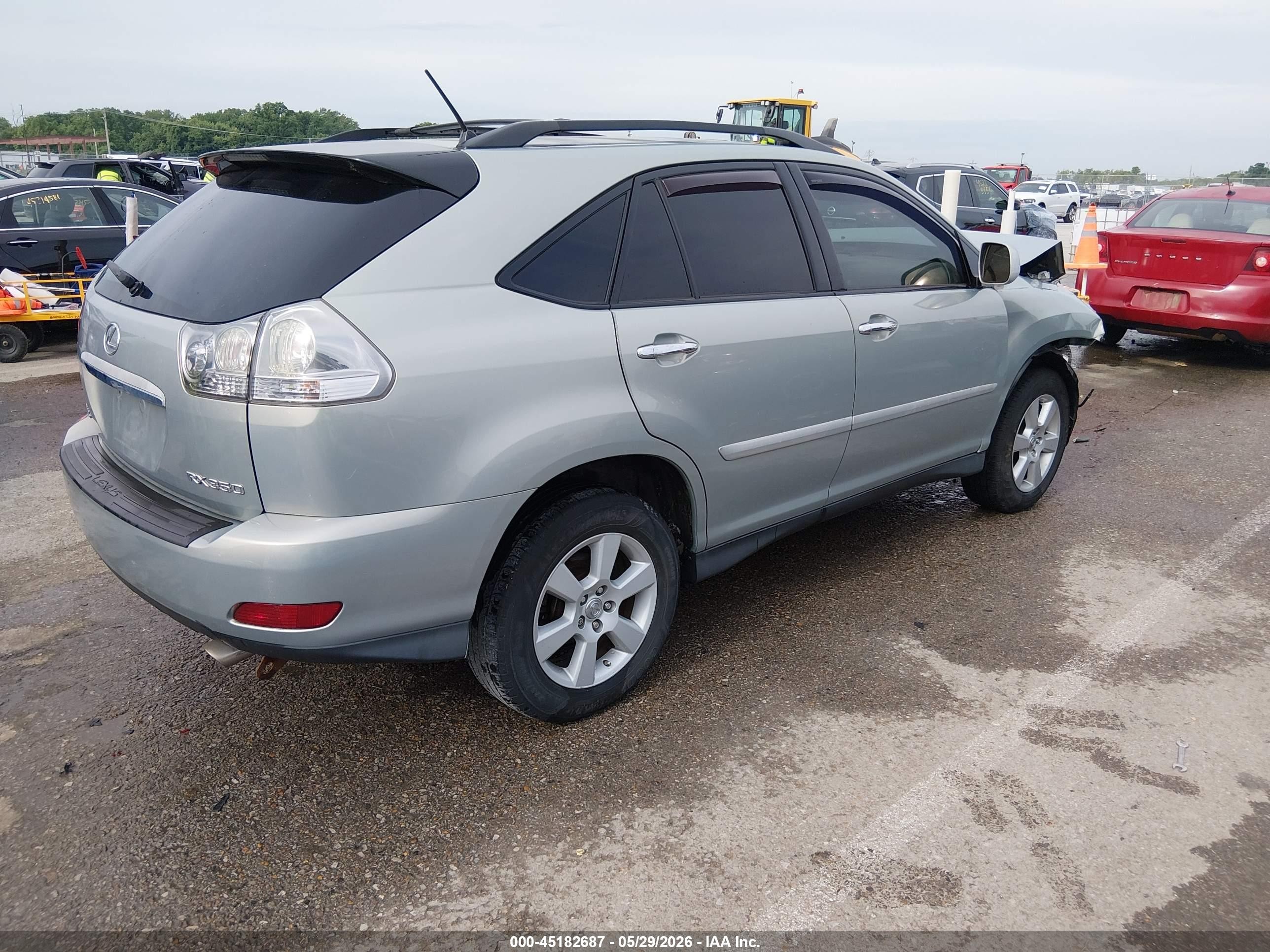 2008 Lexus Rx 350   Silver vin: 2T2HK31U98C052465