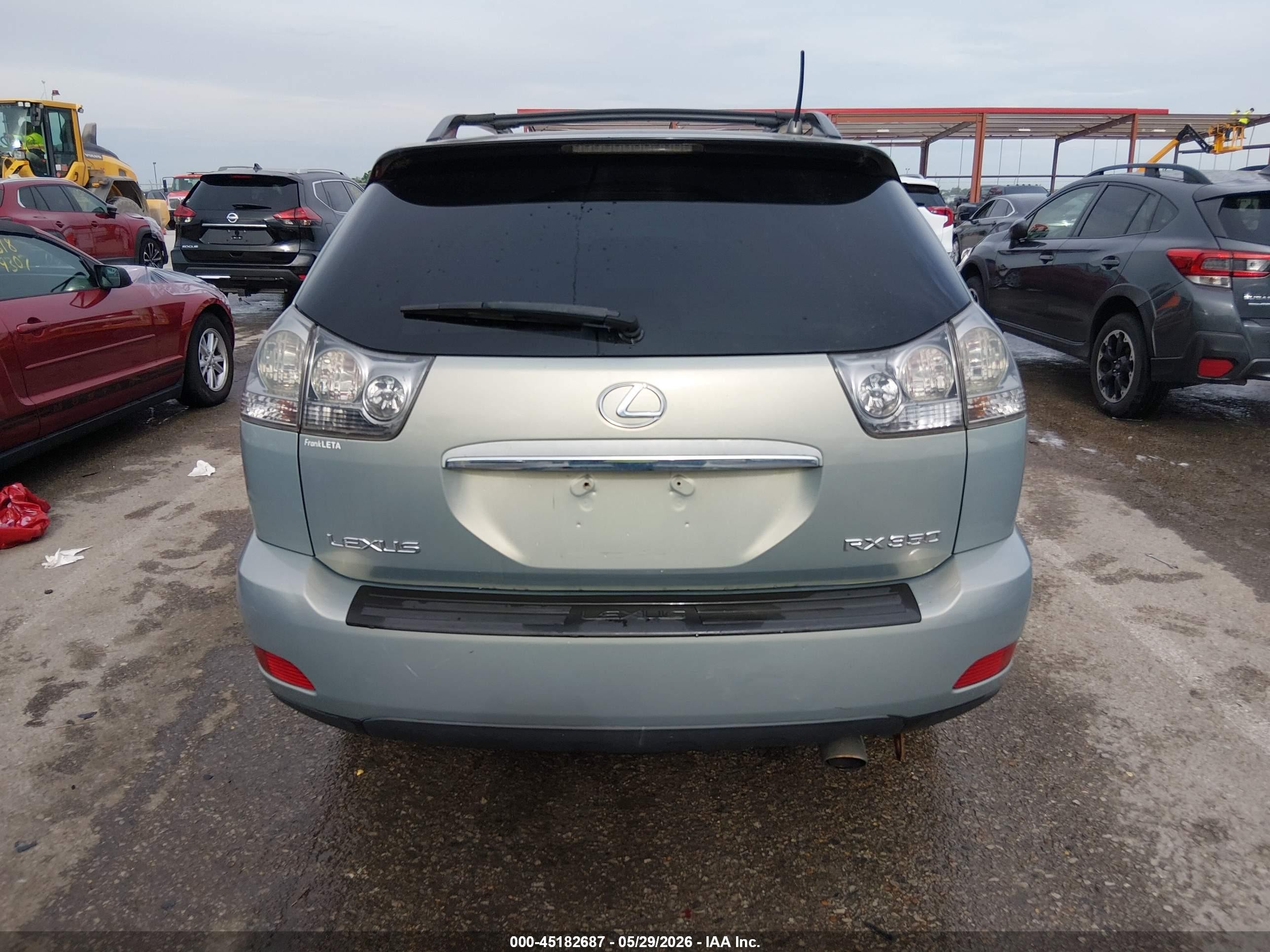 2008 Lexus Rx 350   Silver vin: 2T2HK31U98C052465