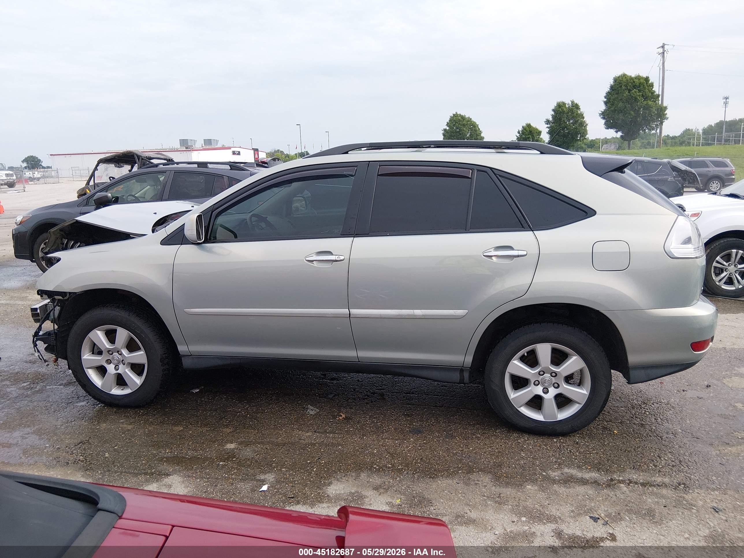2008 Lexus Rx 350   Silver vin: 2T2HK31U98C052465