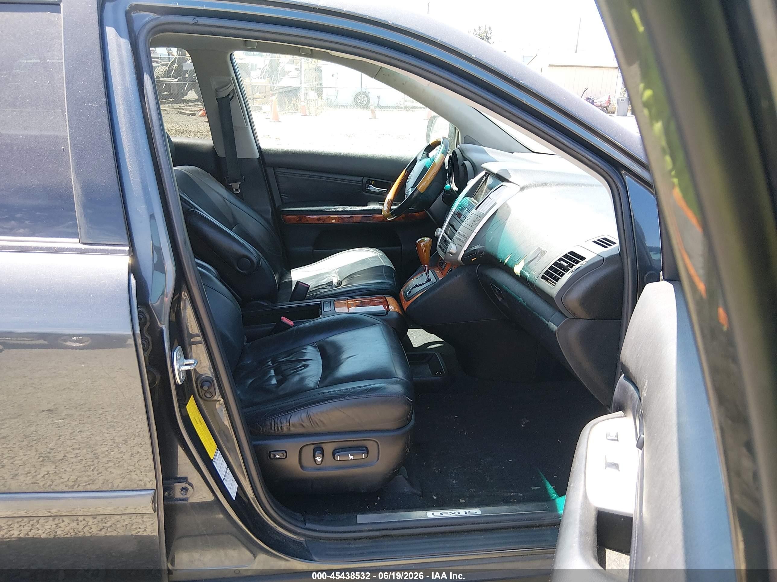 2008 Lexus Rx 350   Black vin: 2T2HK31U98C057357