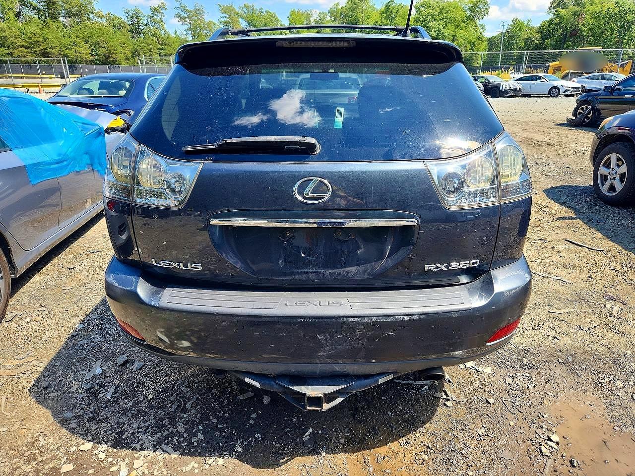 2008 Lexus Rx 350 Blue vin: 2T2HK31U98C064051