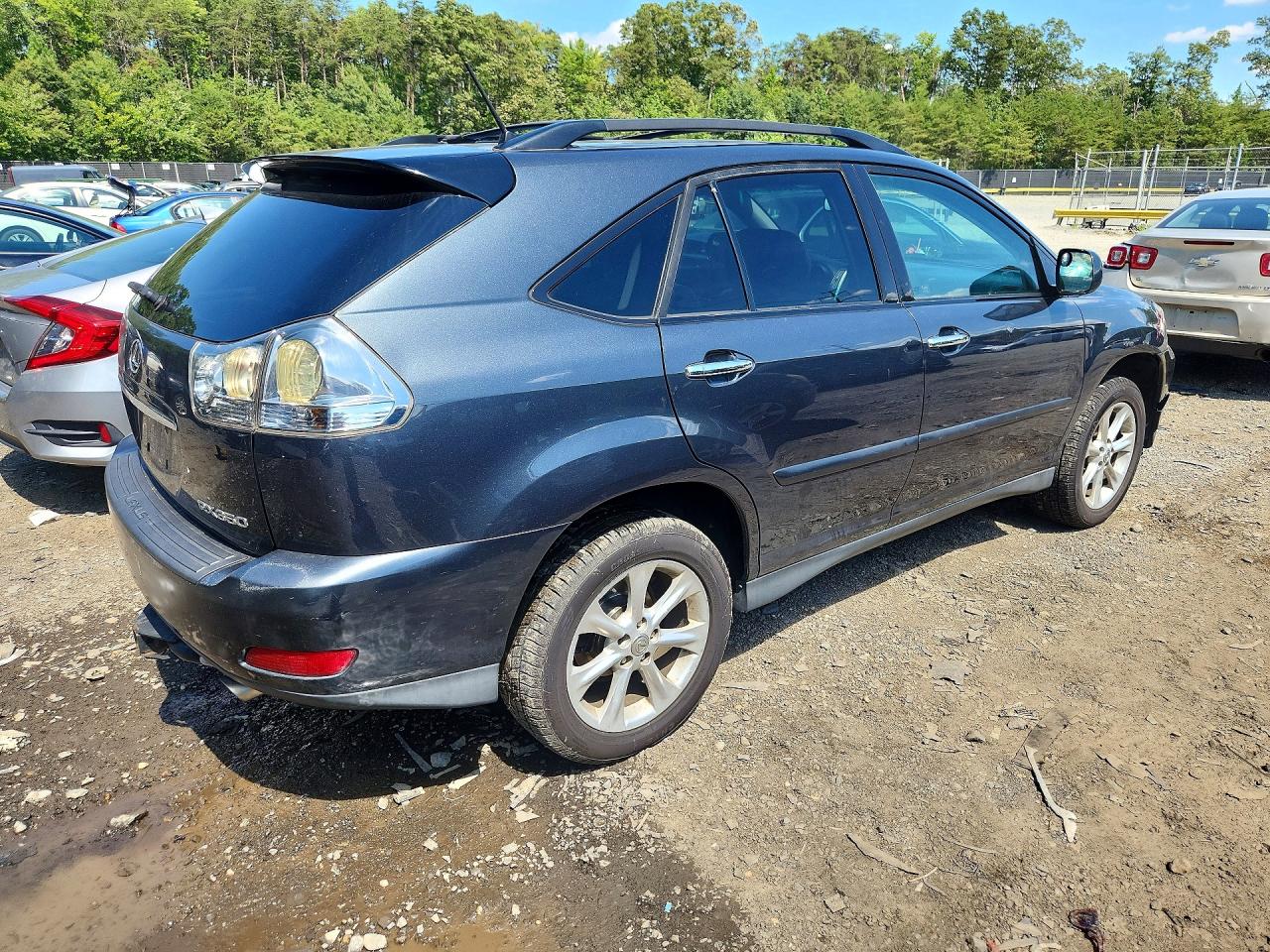 2008 Lexus Rx 350 Blue vin: 2T2HK31U98C064051