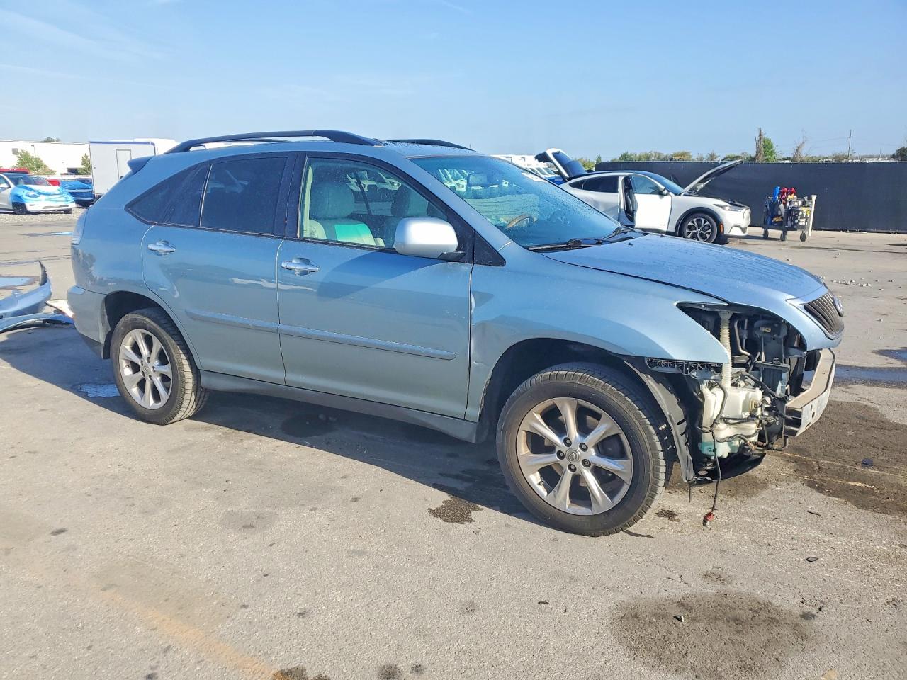 2008 Lexus Rx 350 Base Синий vin: 2T2HK31U98C075275