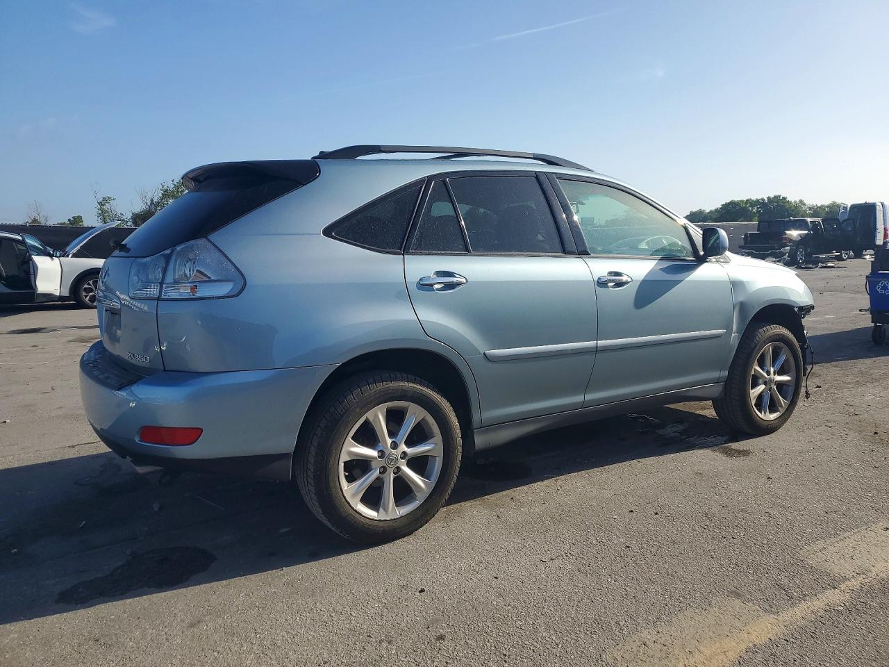 2008 Lexus Rx 350 Base Синий vin: 2T2HK31U98C075275