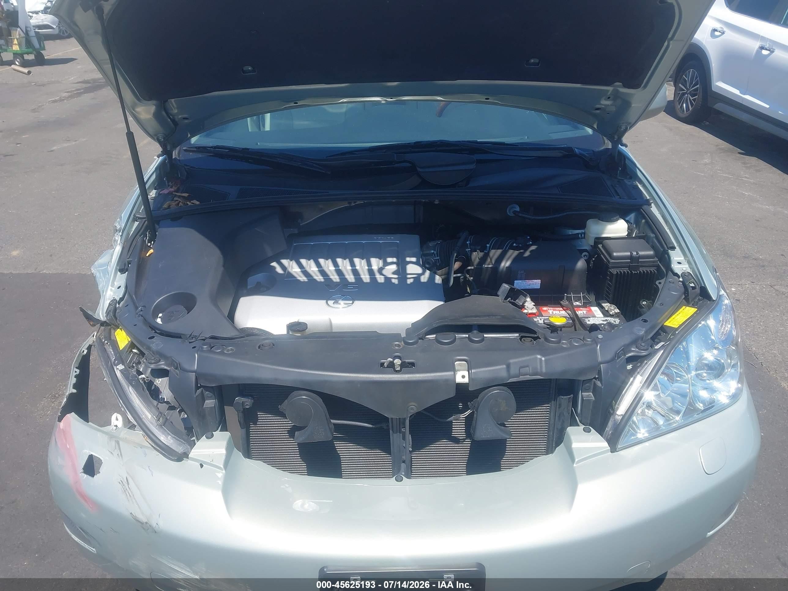 2008 Lexus Rx 350   Green vin: 2T2HK31U98C084719