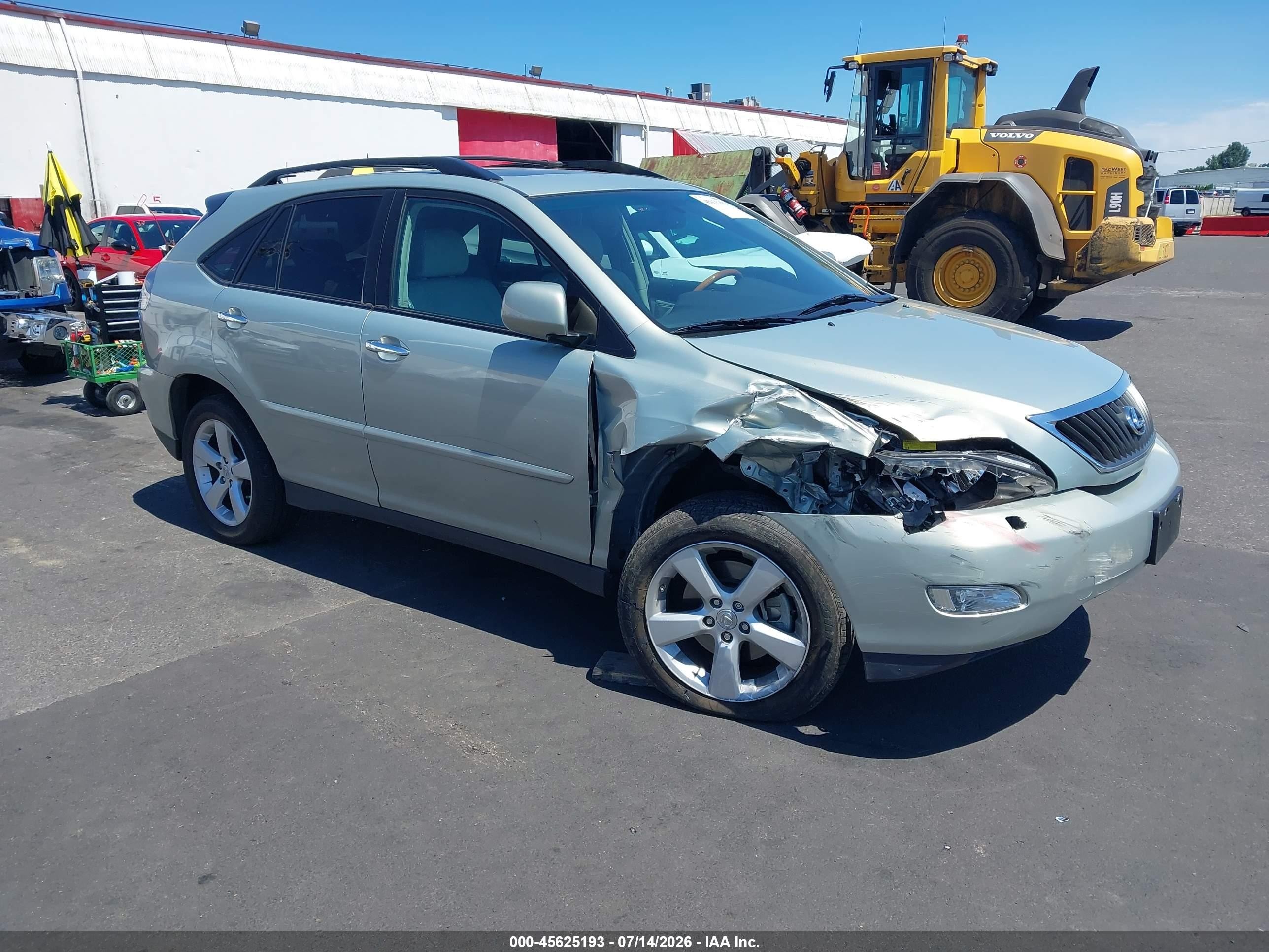2008 Lexus Rx 350   Green vin: 2T2HK31U98C084719