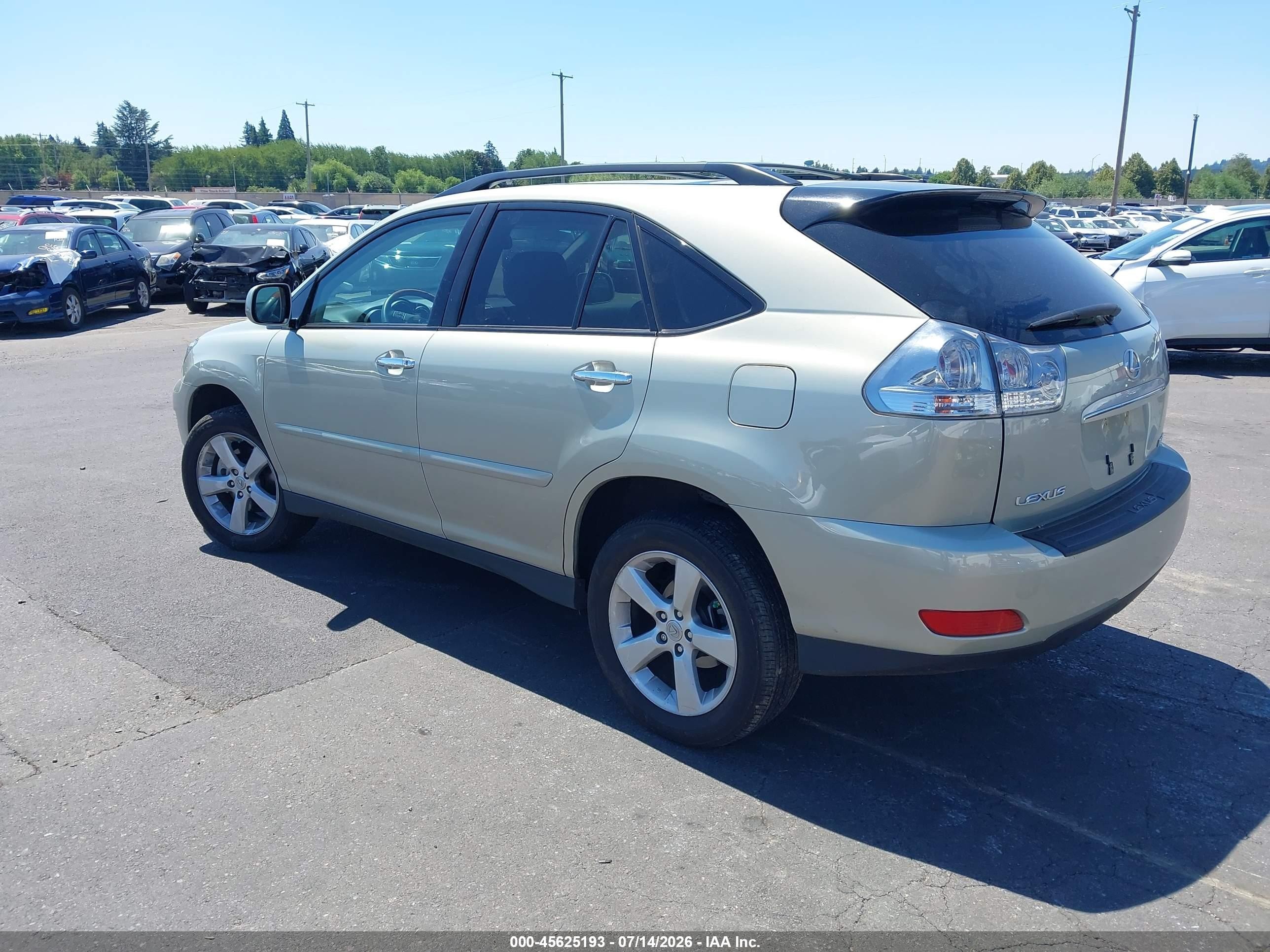 2008 Lexus Rx 350   Green vin: 2T2HK31U98C084719