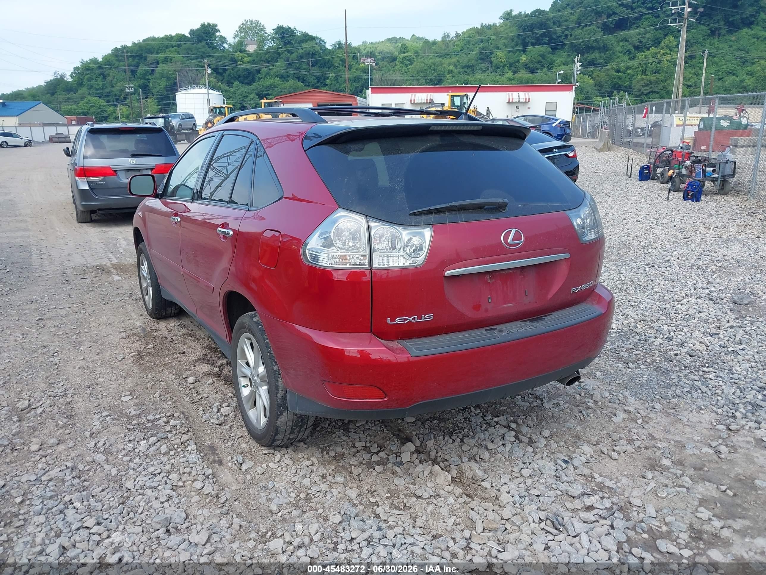 2009 Lexus Rx 350   Красный vin: 2T2HK31U99C107272