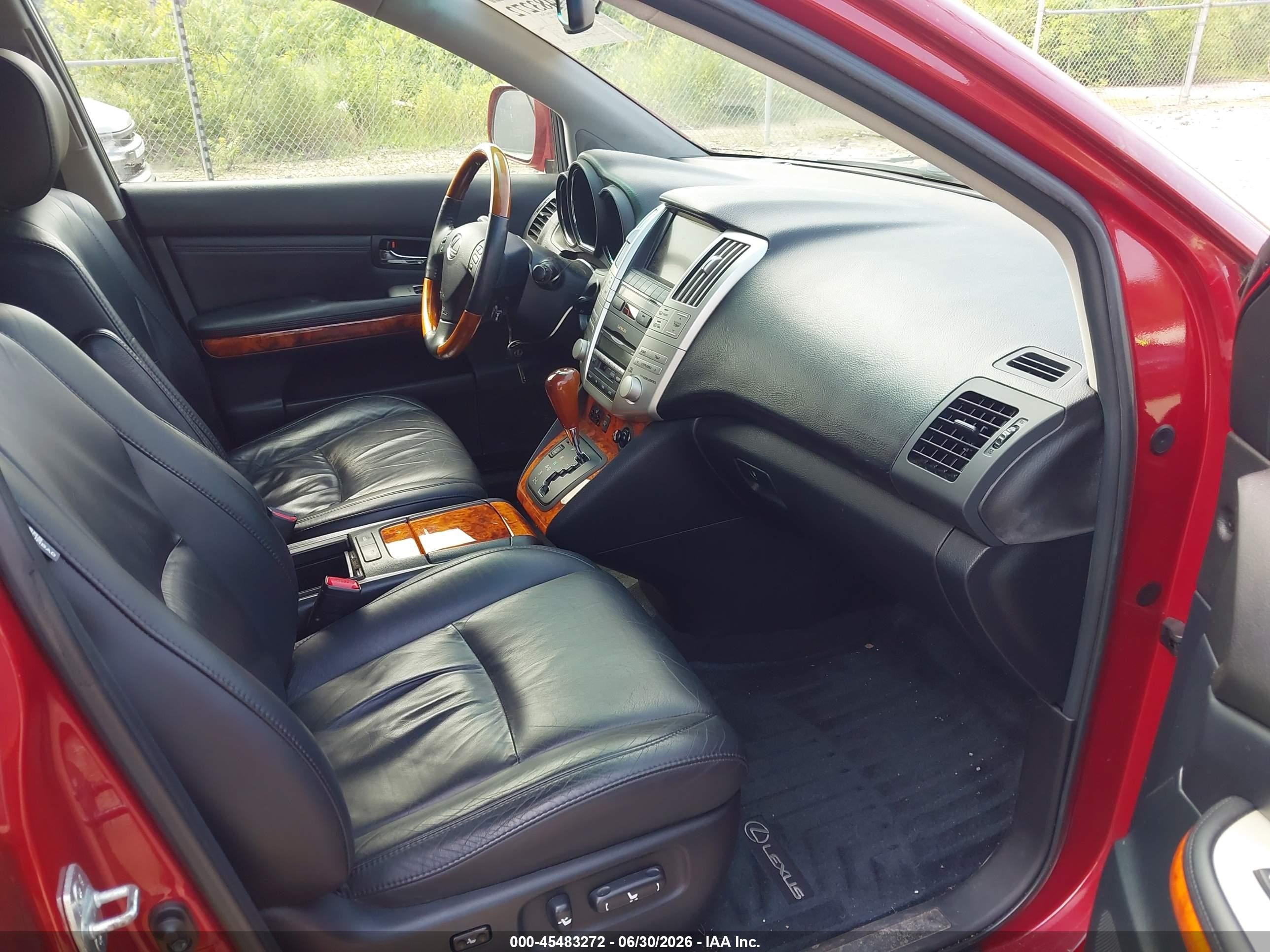 2009 Lexus Rx 350   Красный vin: 2T2HK31U99C107272