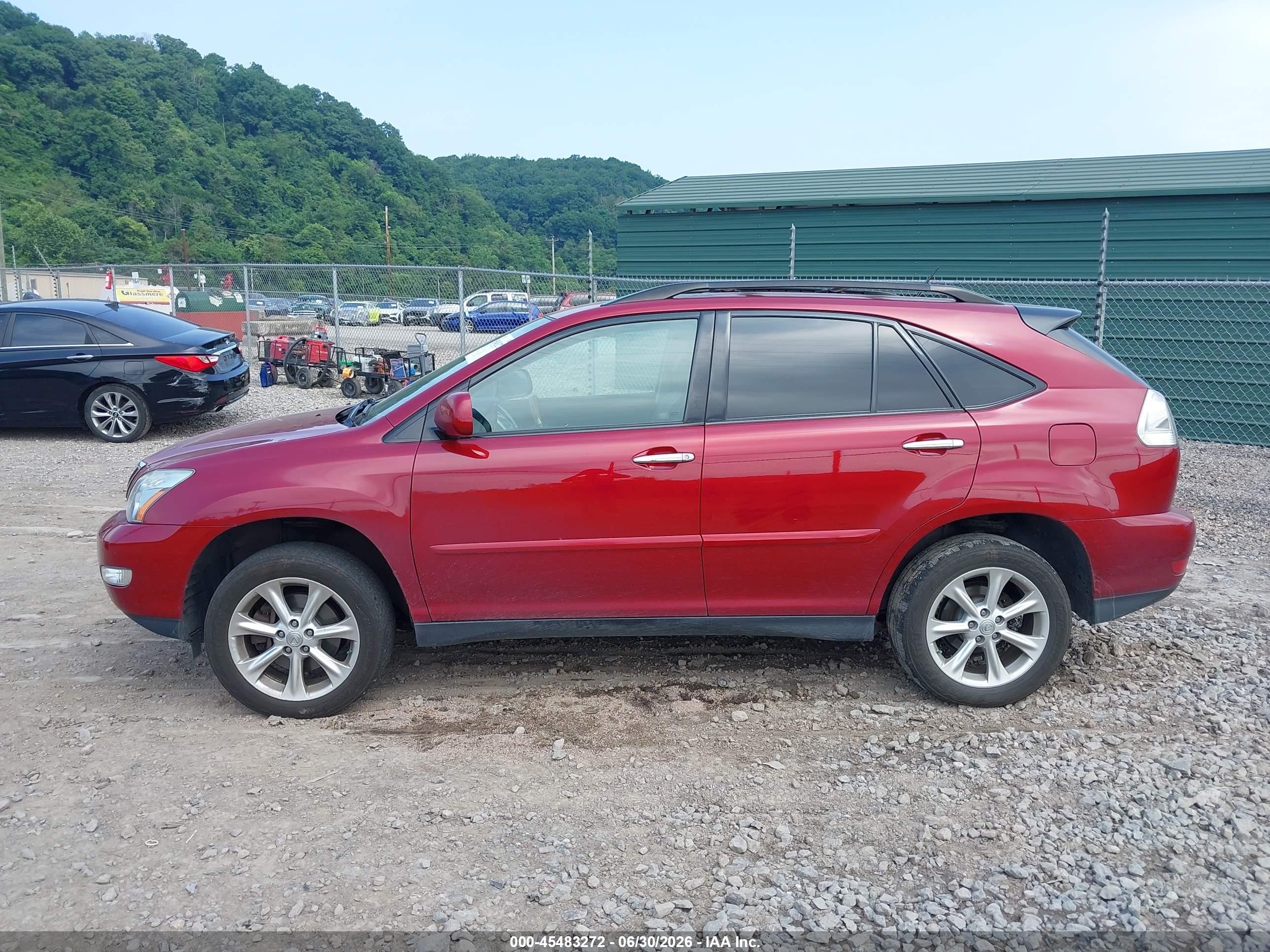 2009 Lexus Rx 350   Красный vin: 2T2HK31U99C107272