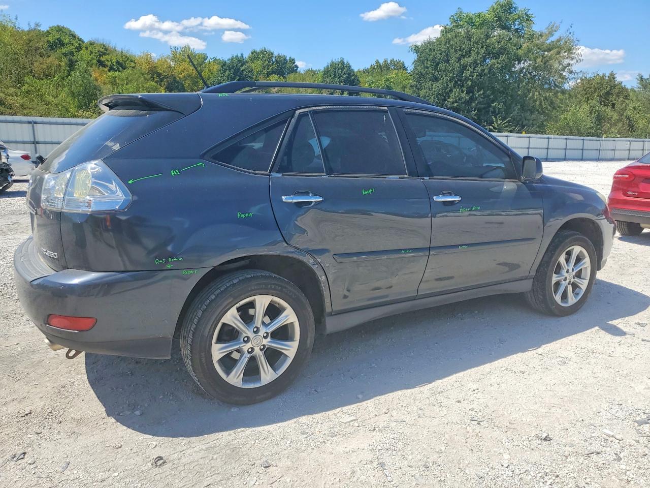 2009 Lexus Rx 350 Black vin: 2T2HK31U99C116859