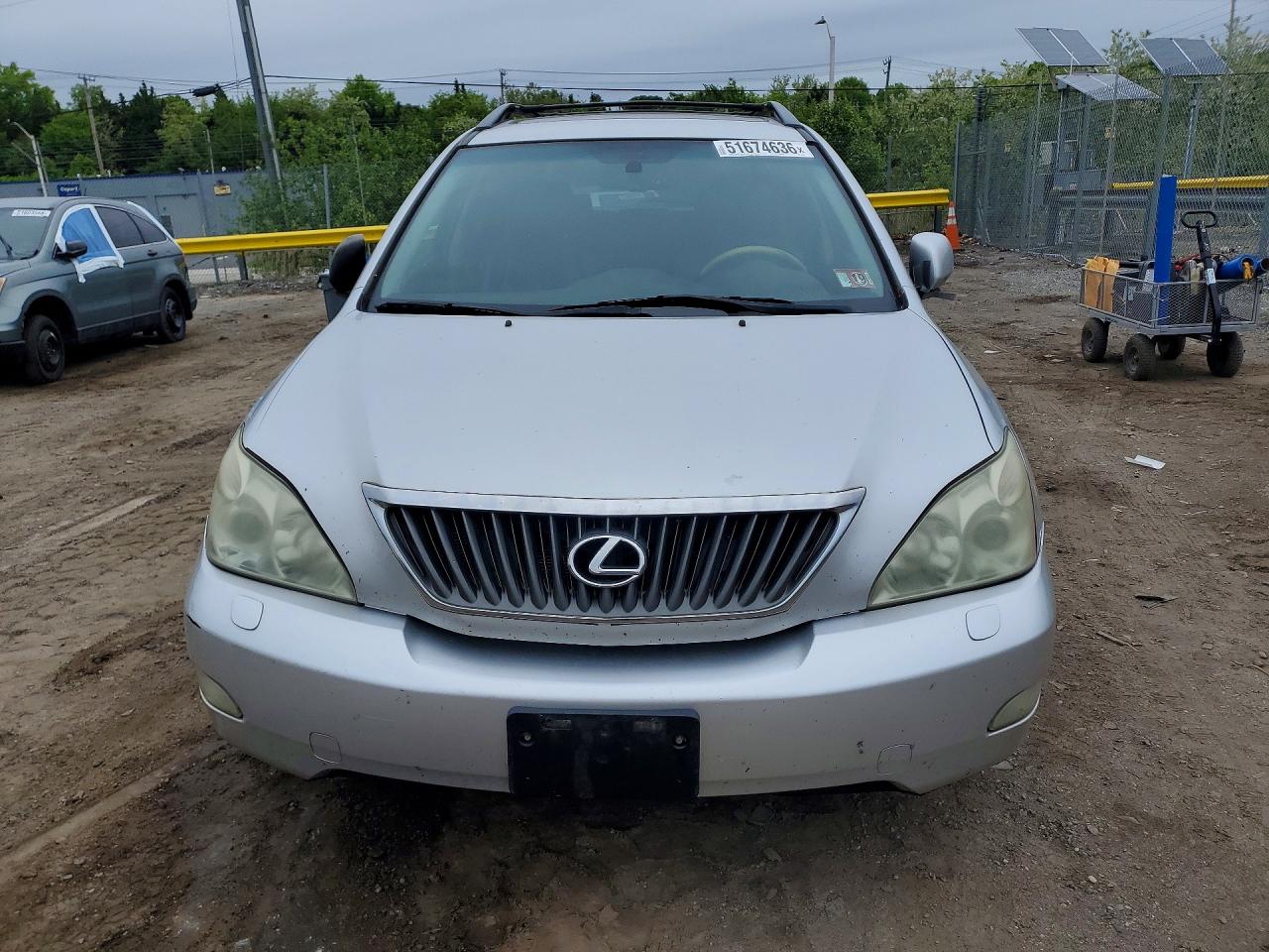 2009 Lexus Rx 350 Silver vin: 2T2HK31U99C119776