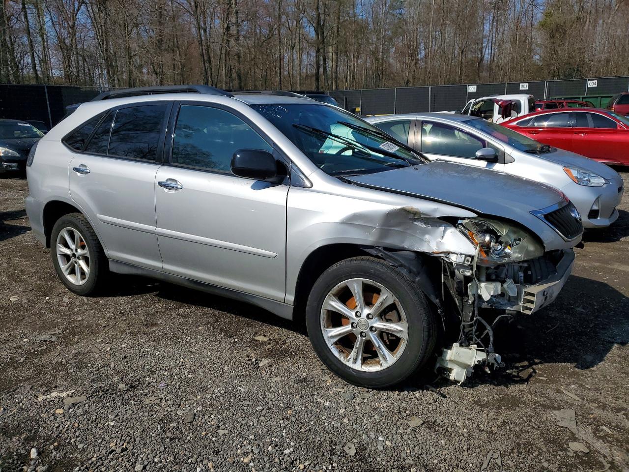 2009 Lexus Rx 350 Base Silver vin: 2T2HK31U99C121429