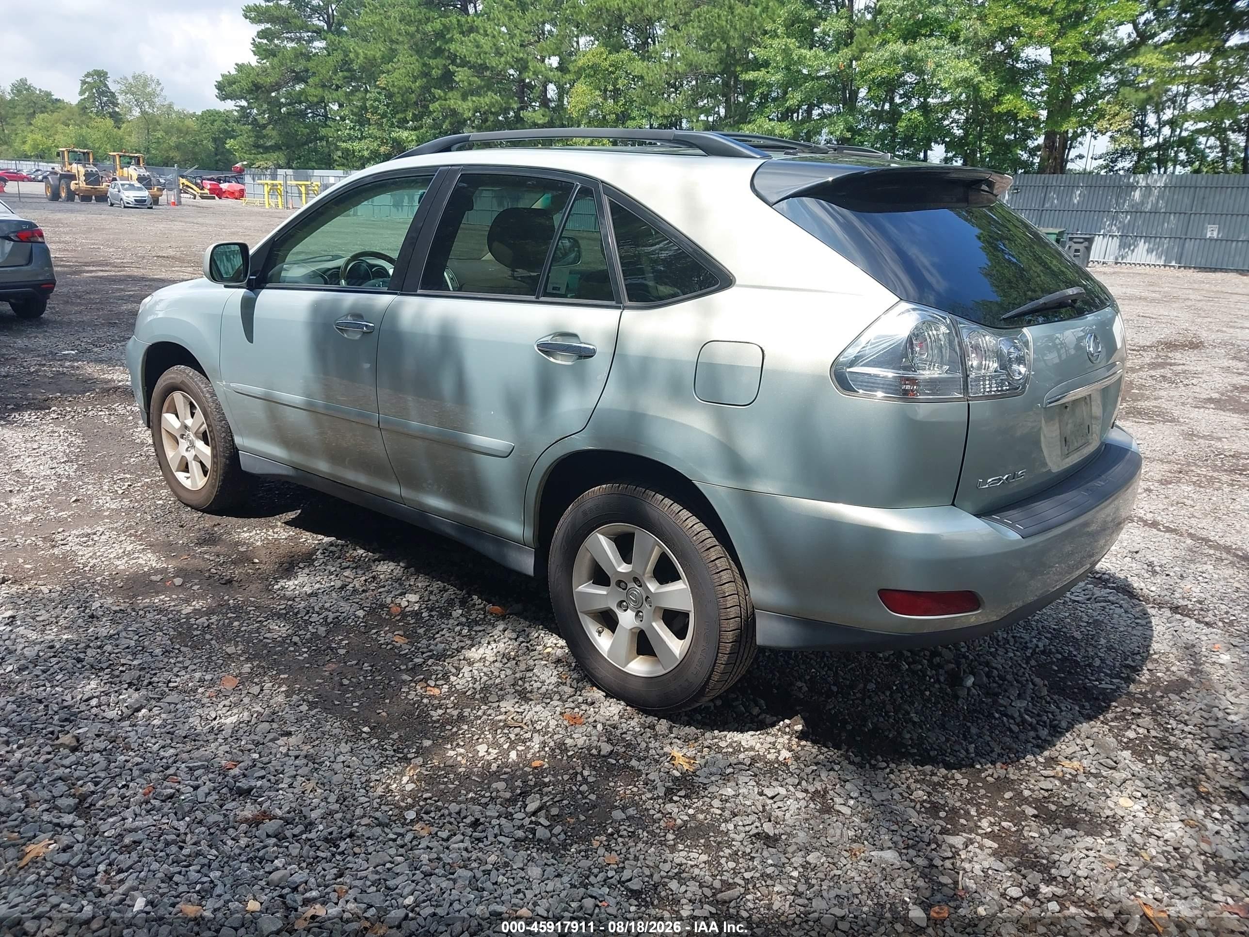 2009 Lexus Rx 350 Green vin: 2T2HK31U99C127117