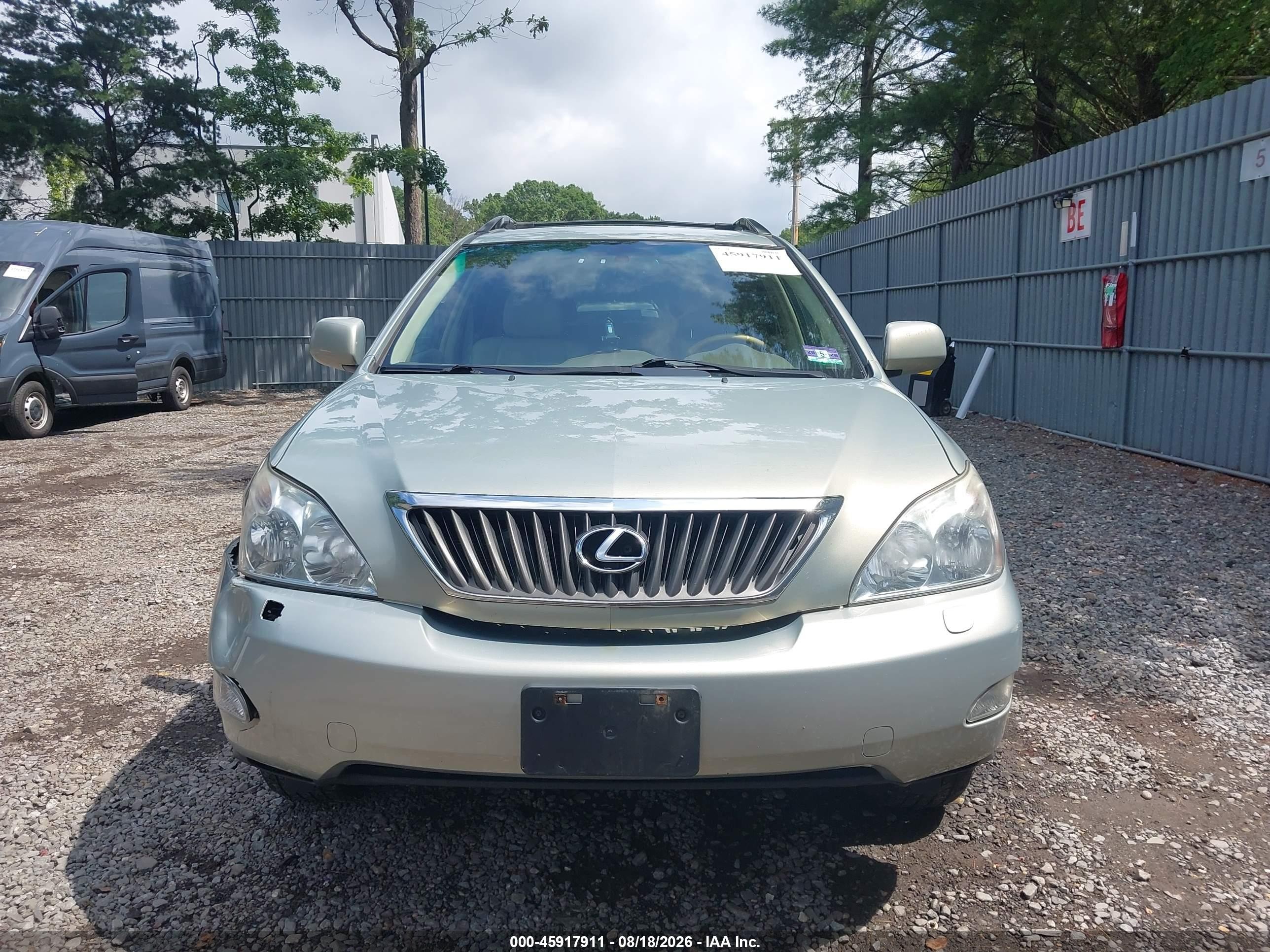 2009 Lexus Rx 350 Green vin: 2T2HK31U99C127117