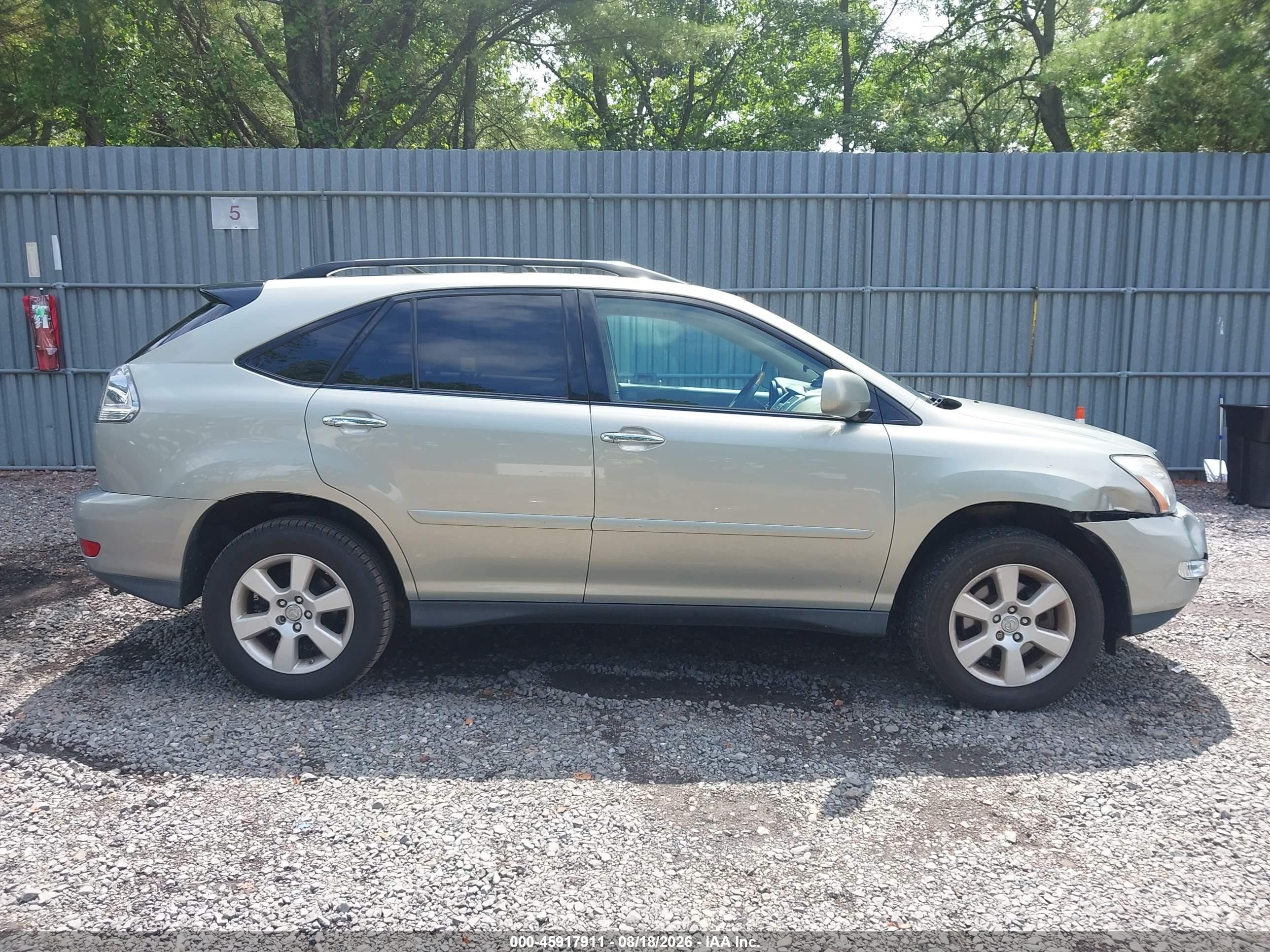 2009 Lexus Rx 350 Green vin: 2T2HK31U99C127117