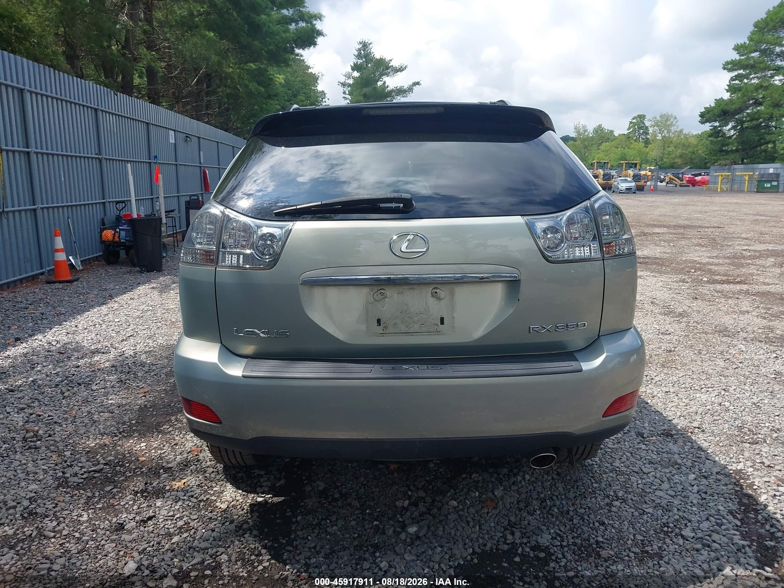 2009 Lexus Rx 350 Green vin: 2T2HK31U99C127117
