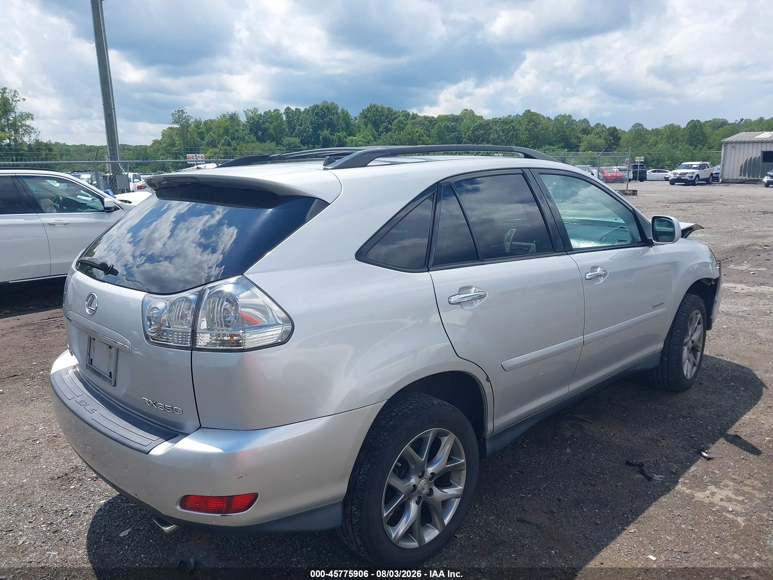 2009 Lexus Rx 350   Silver vin: 2T2HK31U99C131006