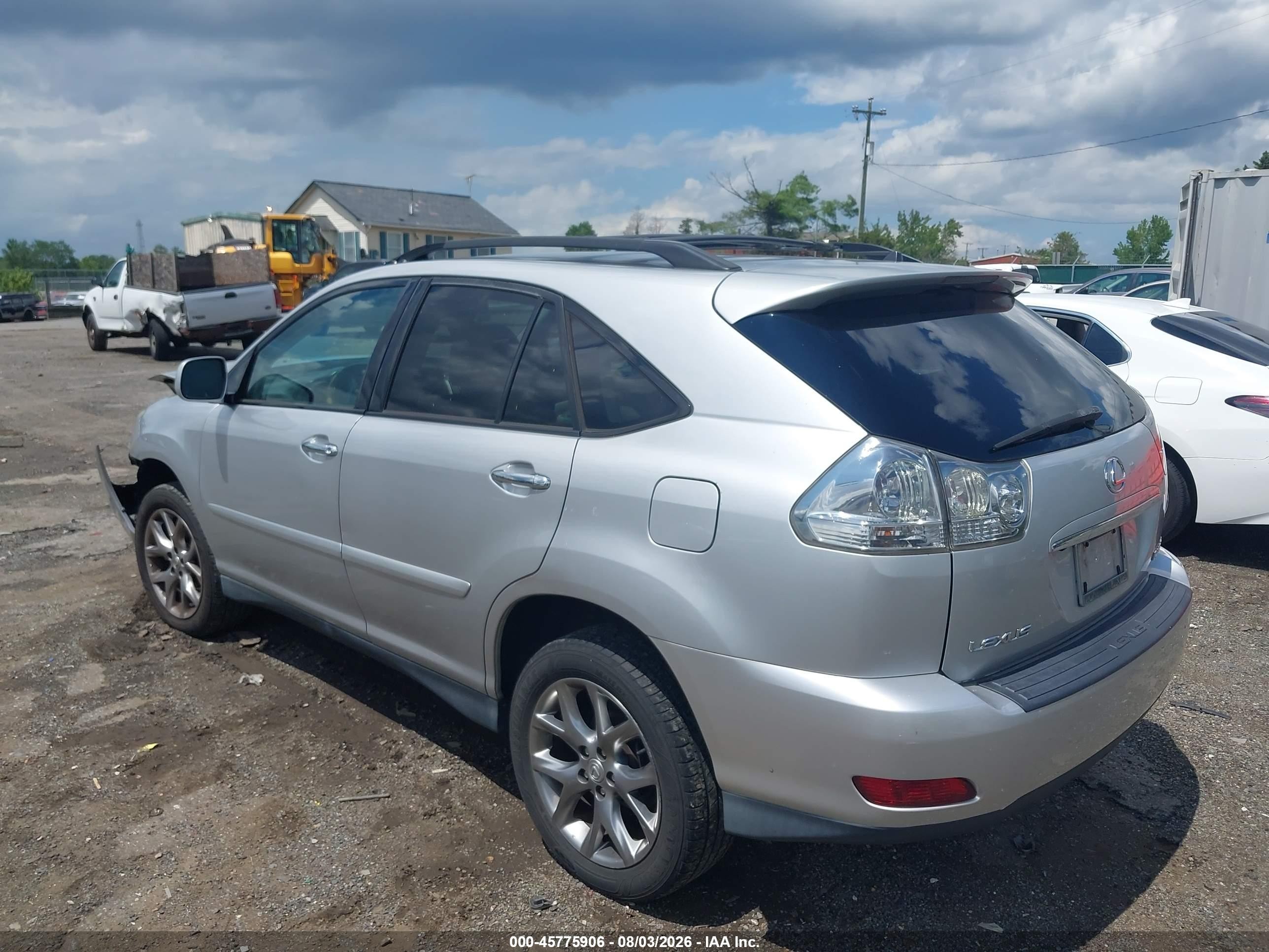 2009 Lexus Rx 350   Silver vin: 2T2HK31U99C131006