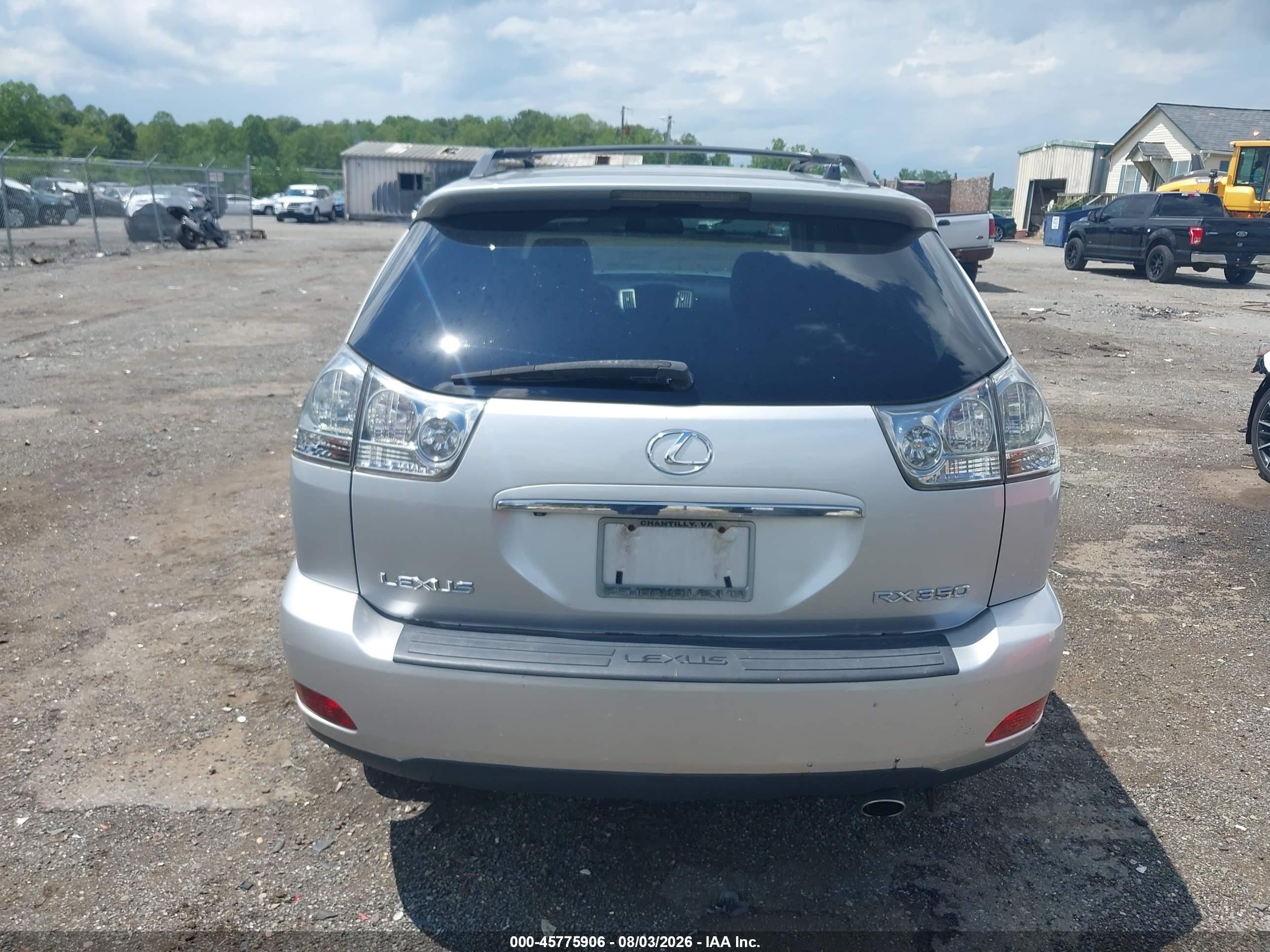 2009 Lexus Rx 350   Silver vin: 2T2HK31U99C131006