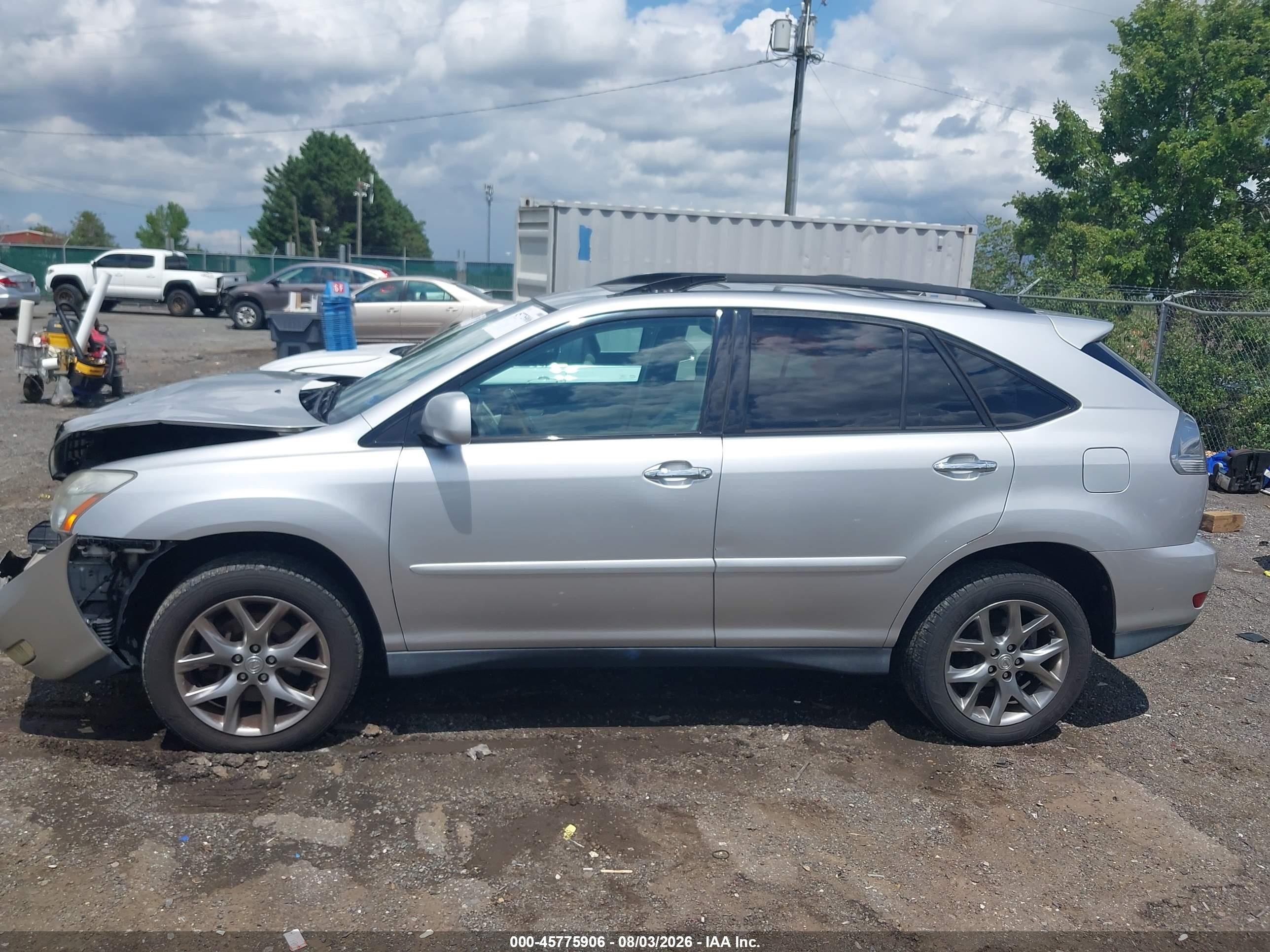 2009 Lexus Rx 350   Silver vin: 2T2HK31U99C131006