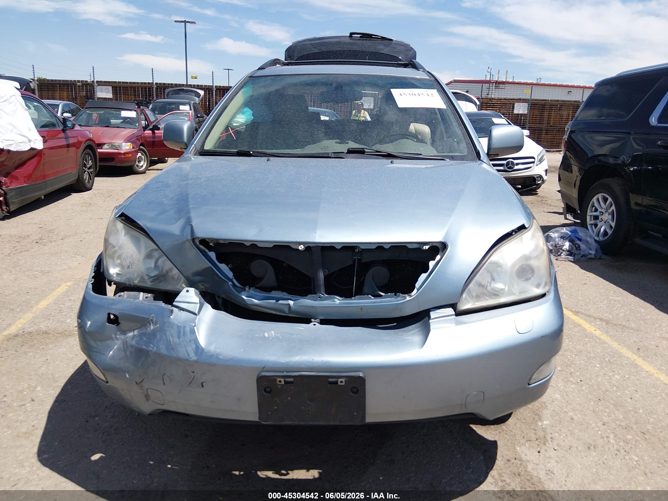2007 Lexus Rx 350   Blue vin: 2T2HK31UX7C022454