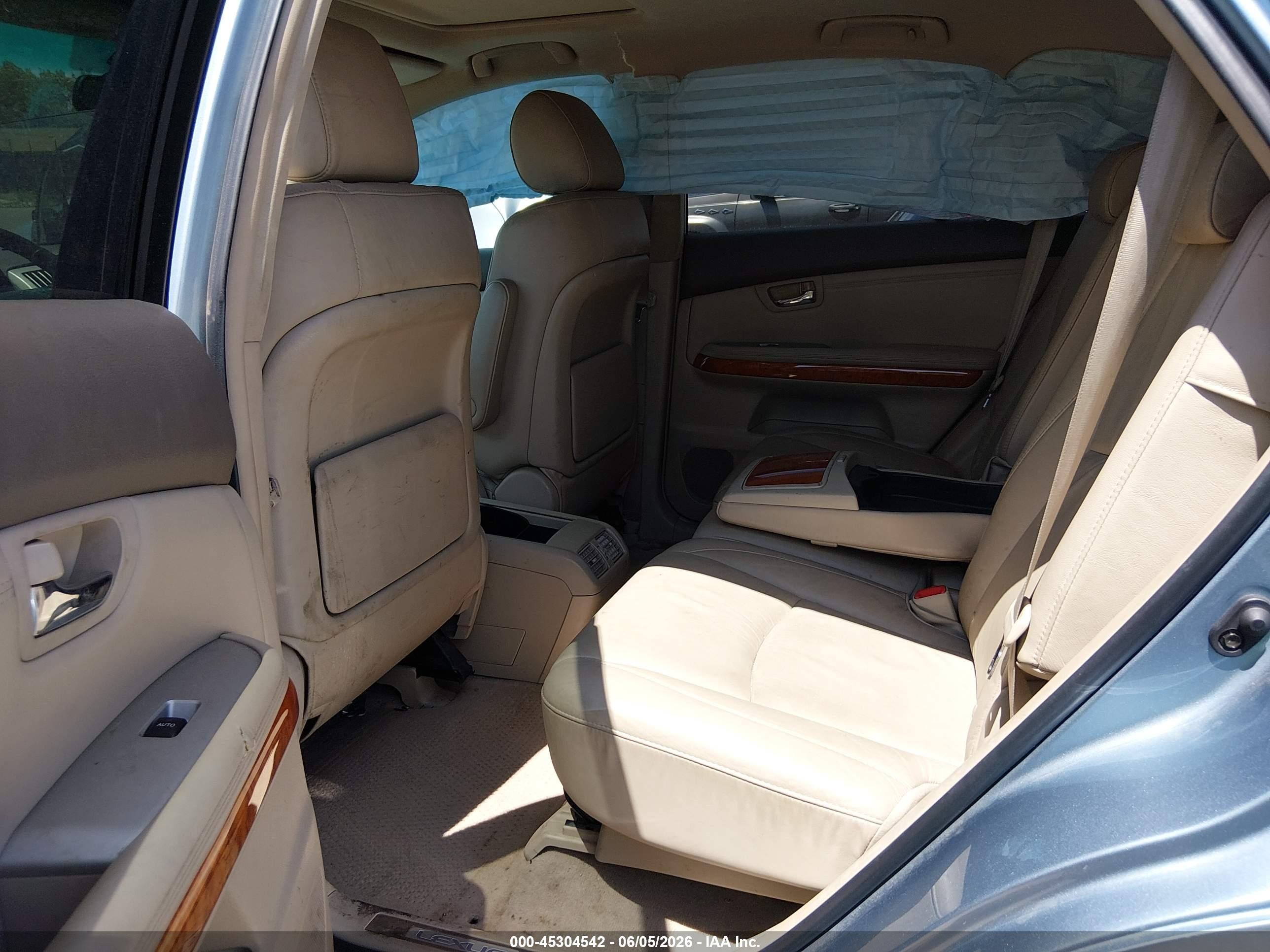 2007 Lexus Rx 350   Blue vin: 2T2HK31UX7C022454
