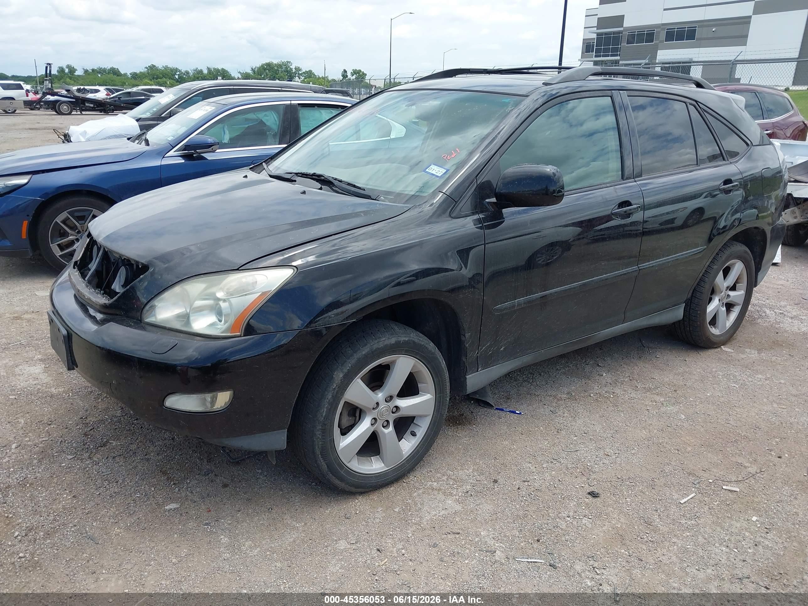 2007 Lexus Rx 350   Black vin: 2T2HK31UX7C027380