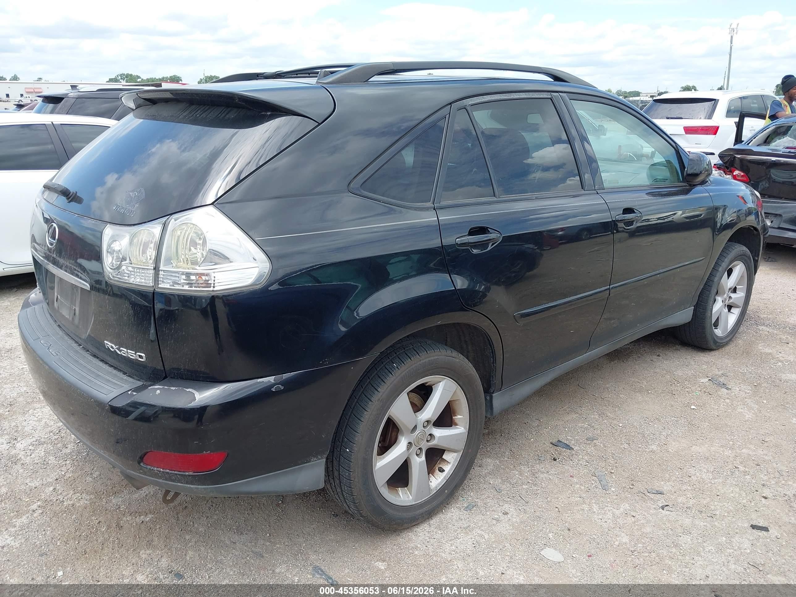 2007 Lexus Rx 350   Black vin: 2T2HK31UX7C027380