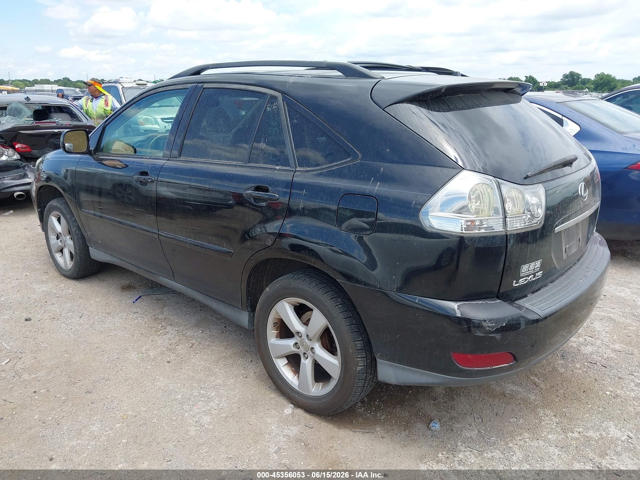 2007 Lexus Rx 350   Black vin: 2T2HK31UX7C027380