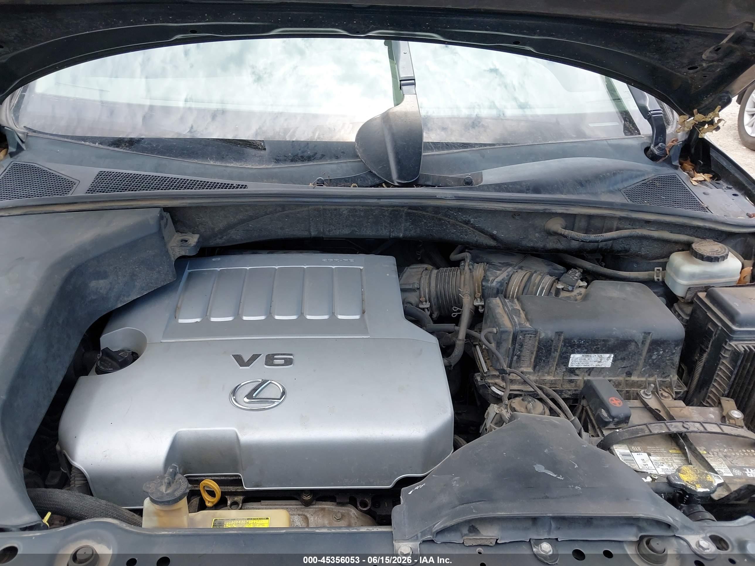 2007 Lexus Rx 350   Black vin: 2T2HK31UX7C027380