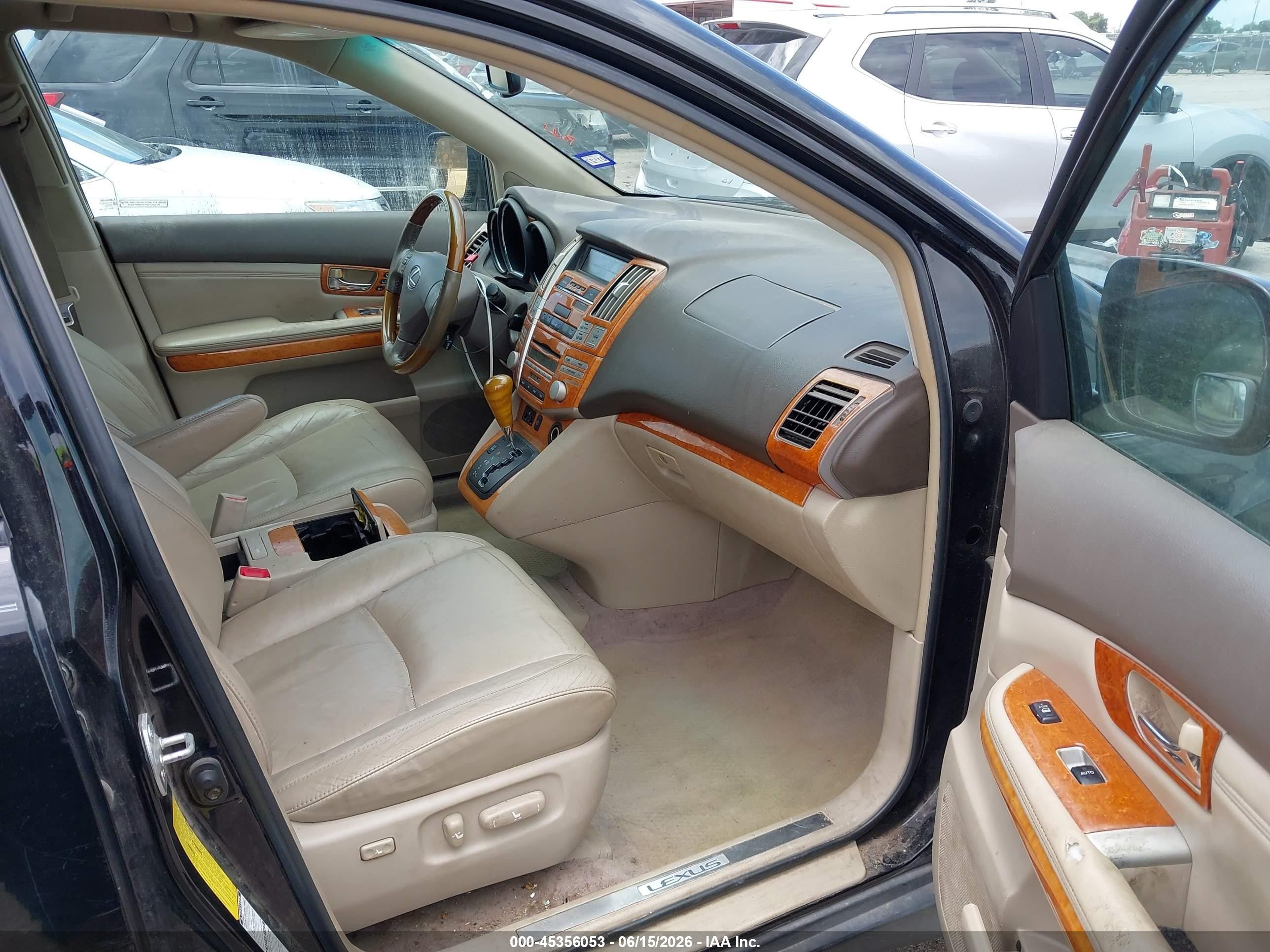 2007 Lexus Rx 350   Black vin: 2T2HK31UX7C027380