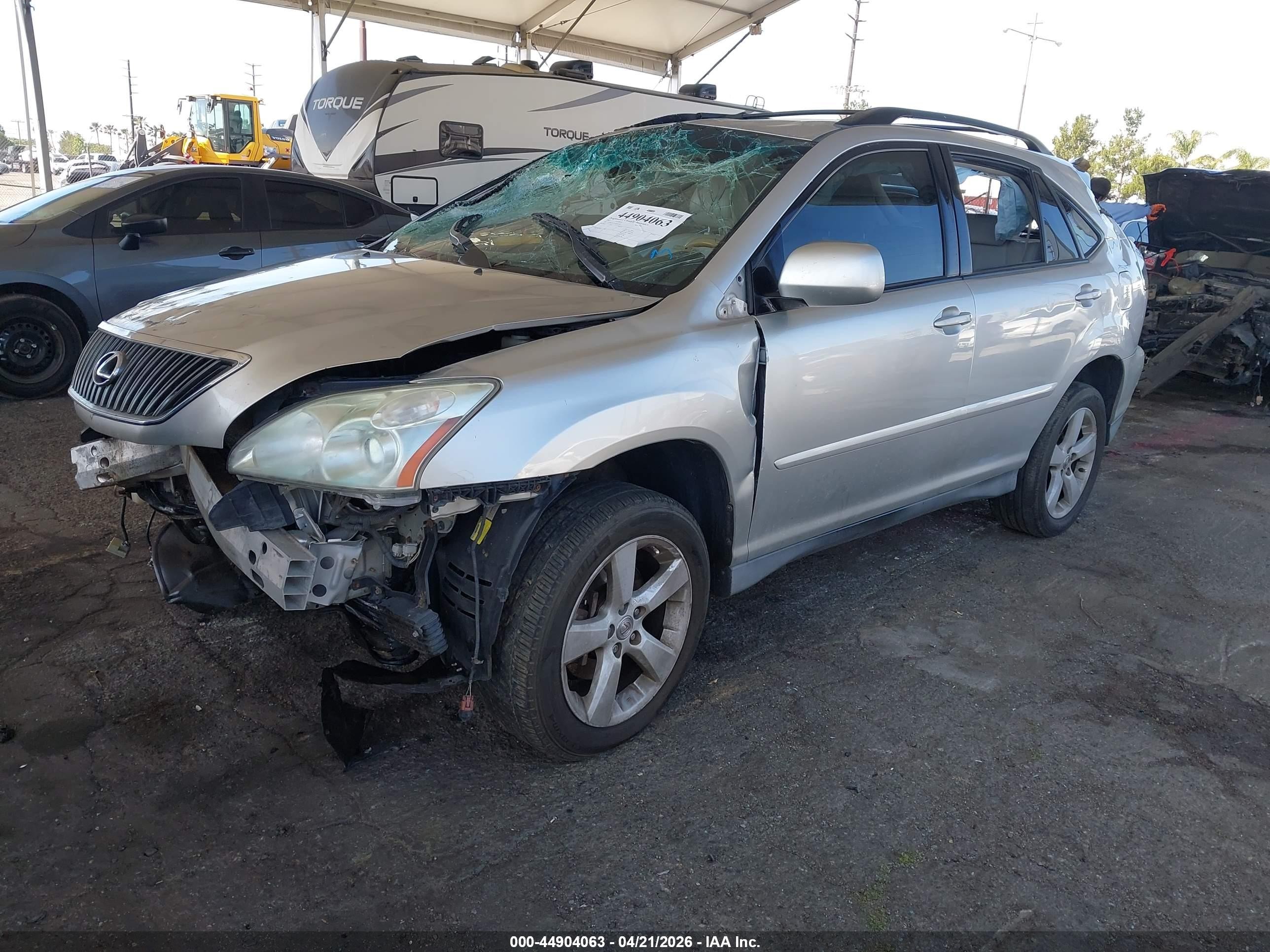 2007 Lexus Rx 350   Gray vin: 2T2HK31UX7C031302