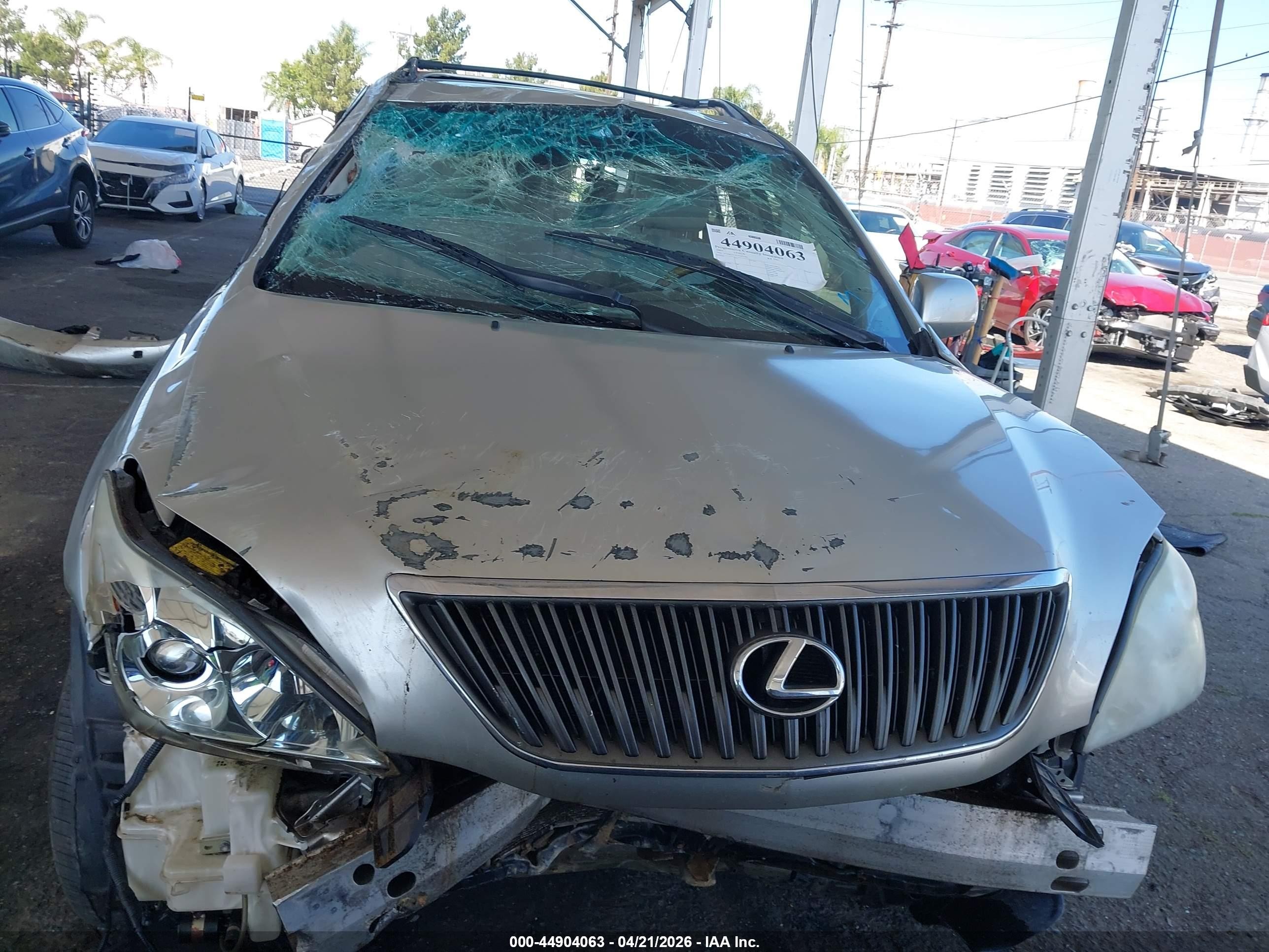 2007 Lexus Rx 350   Gray vin: 2T2HK31UX7C031302