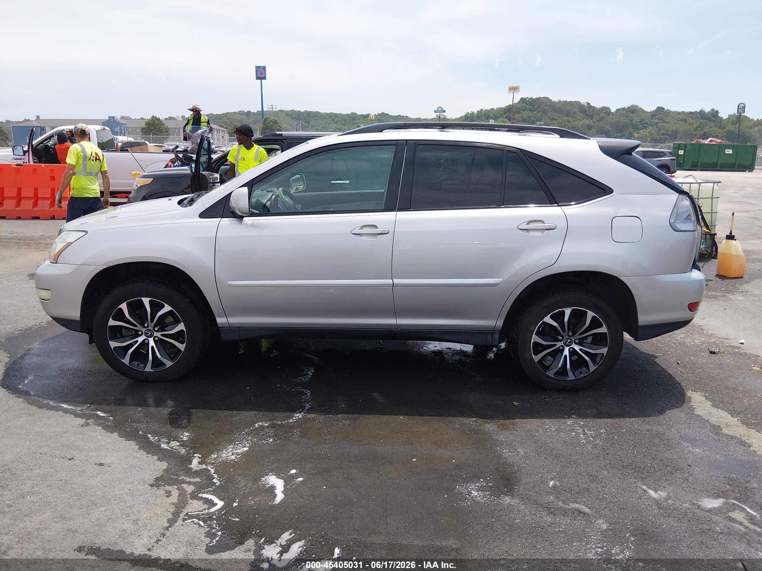 2007 Lexus Rx 350   Silver vin: 2T2HK31UX7C039917