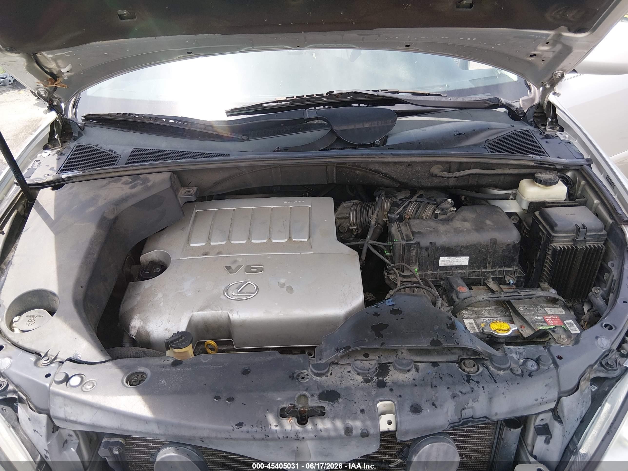 2007 Lexus Rx 350   Silver vin: 2T2HK31UX7C039917