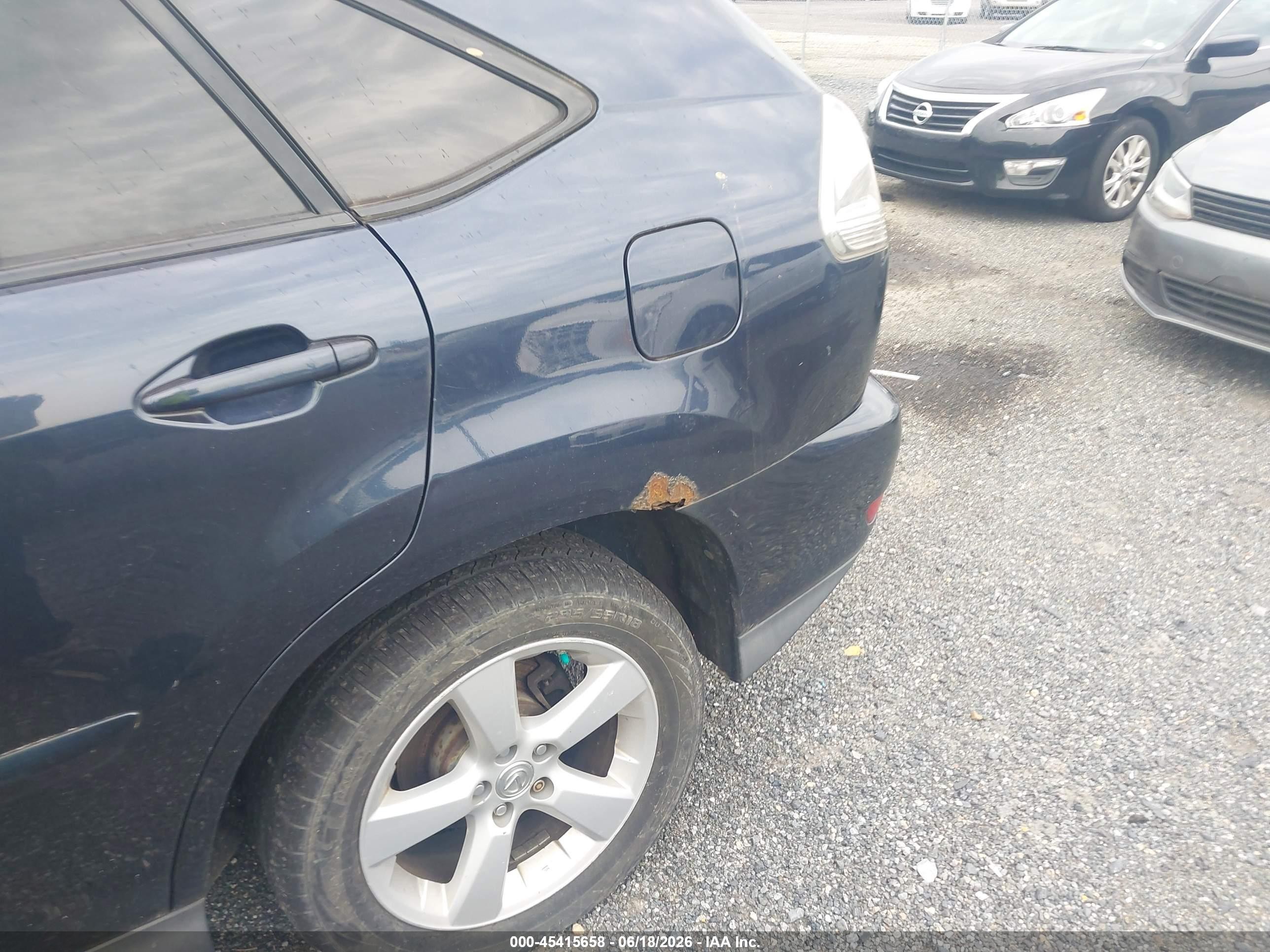 2007 Lexus Rx 350 Blue vin: 2T2HK31UX7C040310