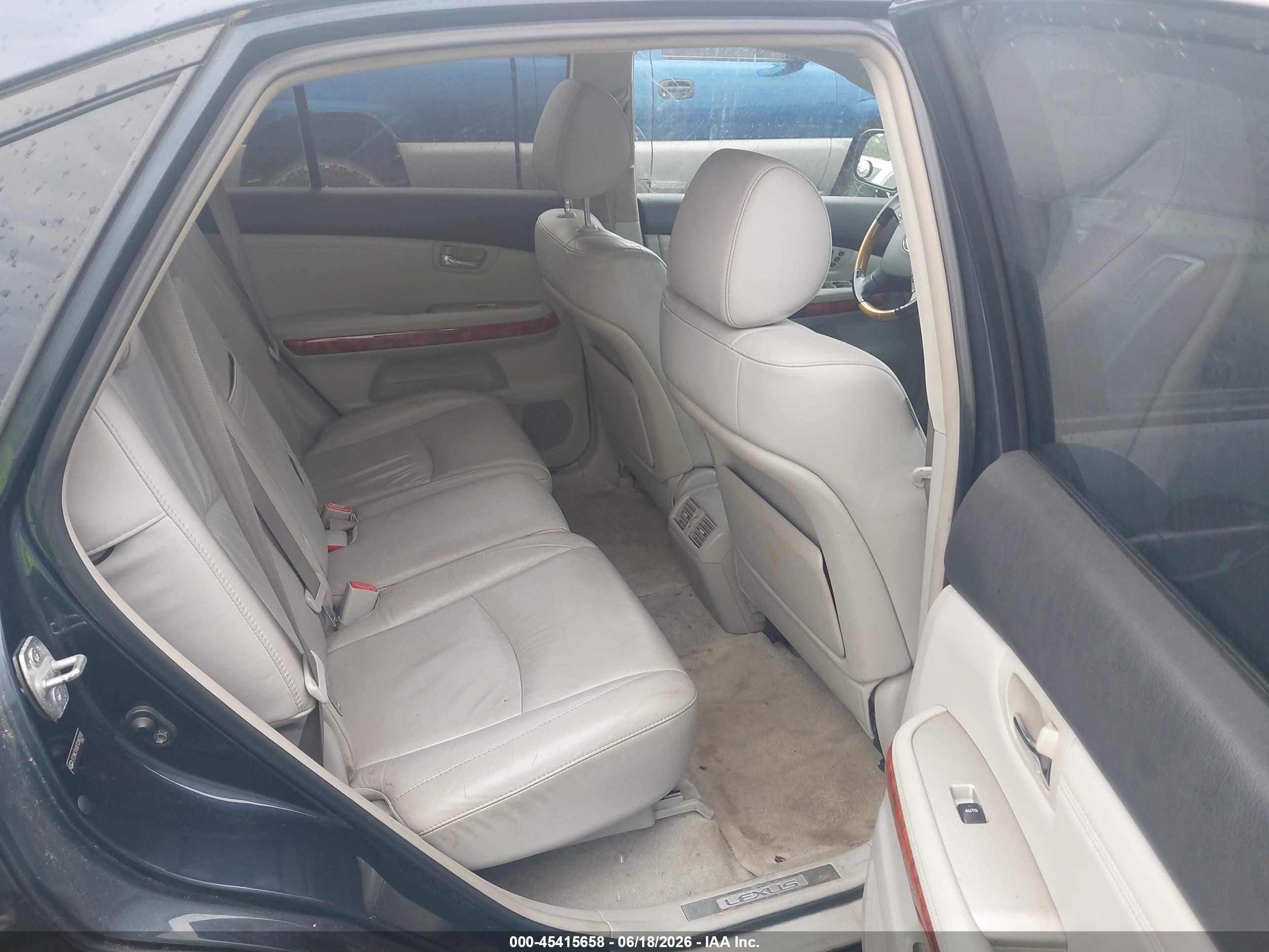 2007 Lexus Rx 350 Blue vin: 2T2HK31UX7C040310