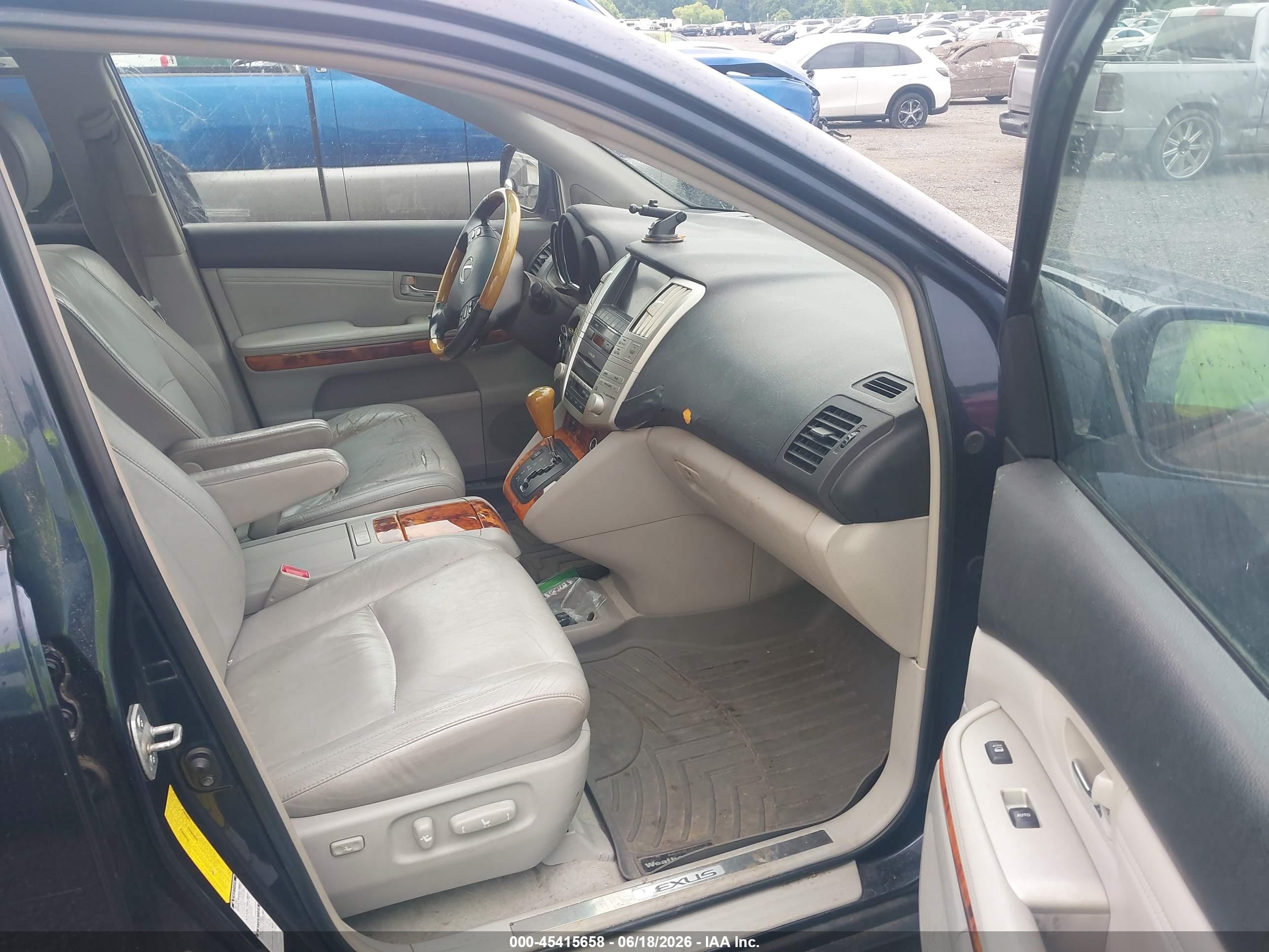 2007 Lexus Rx 350 Blue vin: 2T2HK31UX7C040310