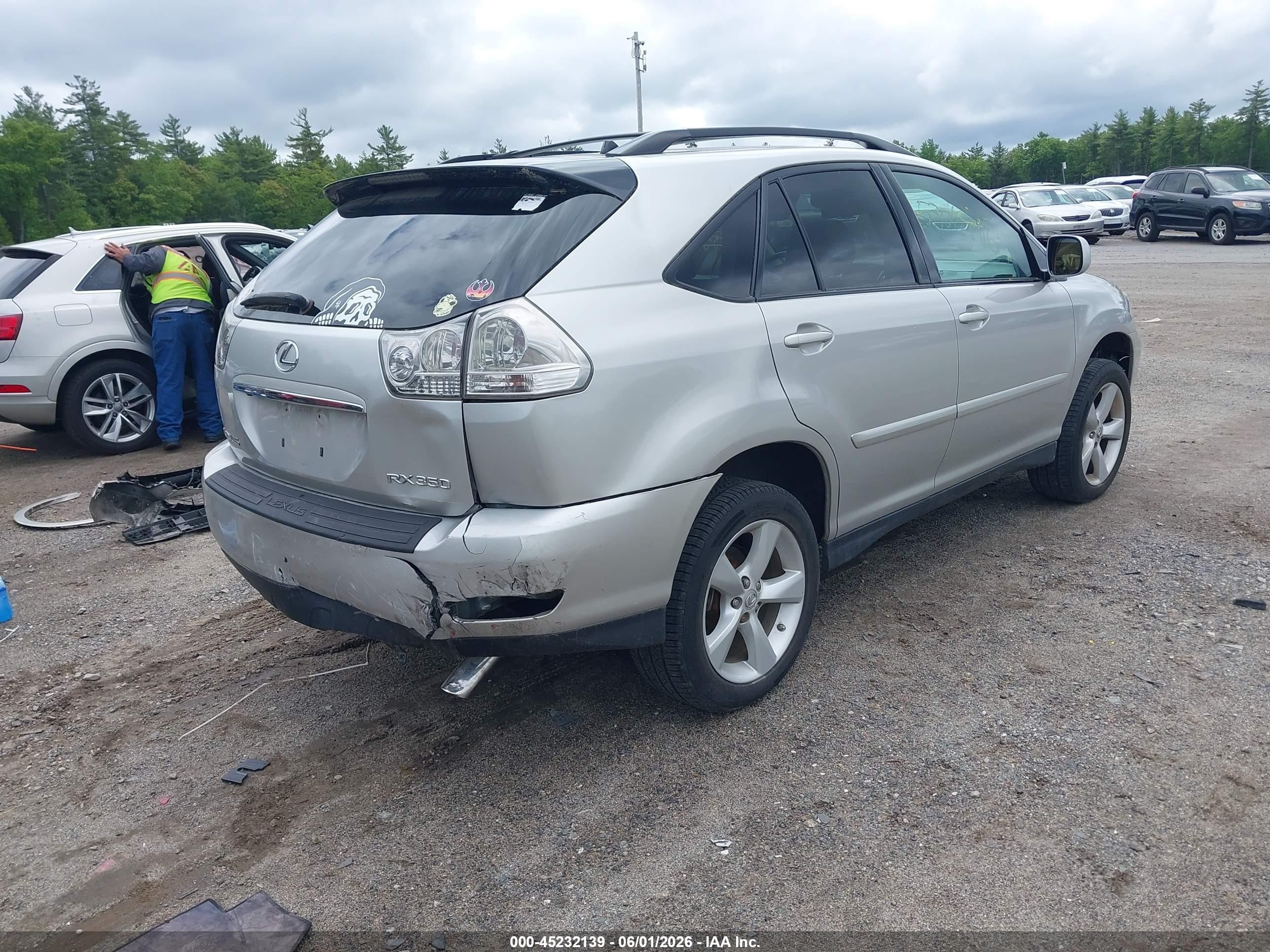 2007 Lexus Rx 350   Silver vin: 2T2HK31UX7C040890