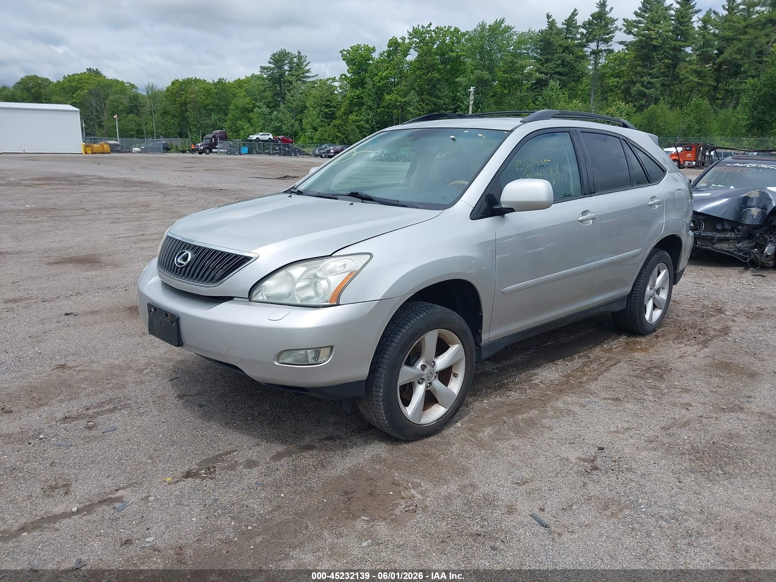 2007 Lexus Rx 350   Silver vin: 2T2HK31UX7C040890