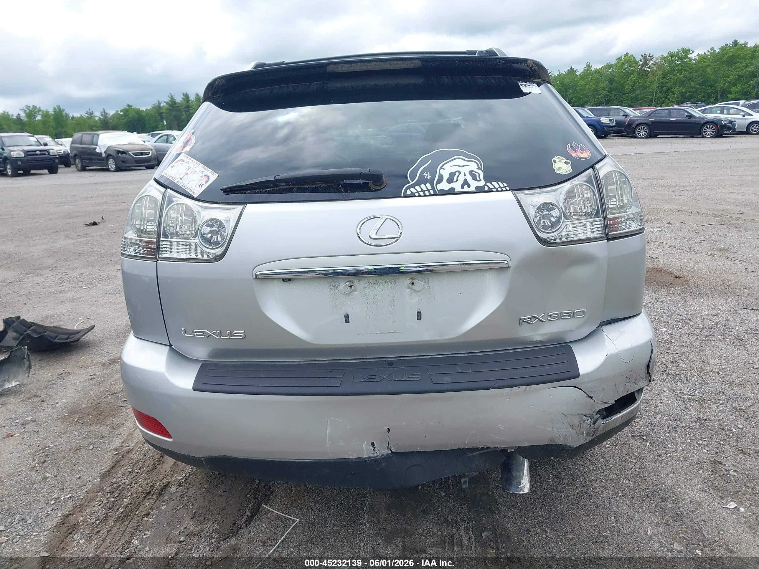 2007 Lexus Rx 350   Silver vin: 2T2HK31UX7C040890