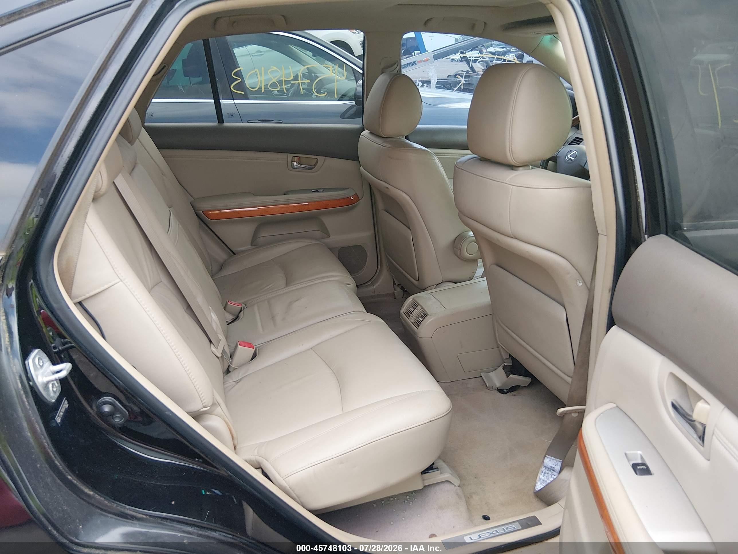 2007 Lexus Rx 350   Black vin: 2T2HK31UX7C043191