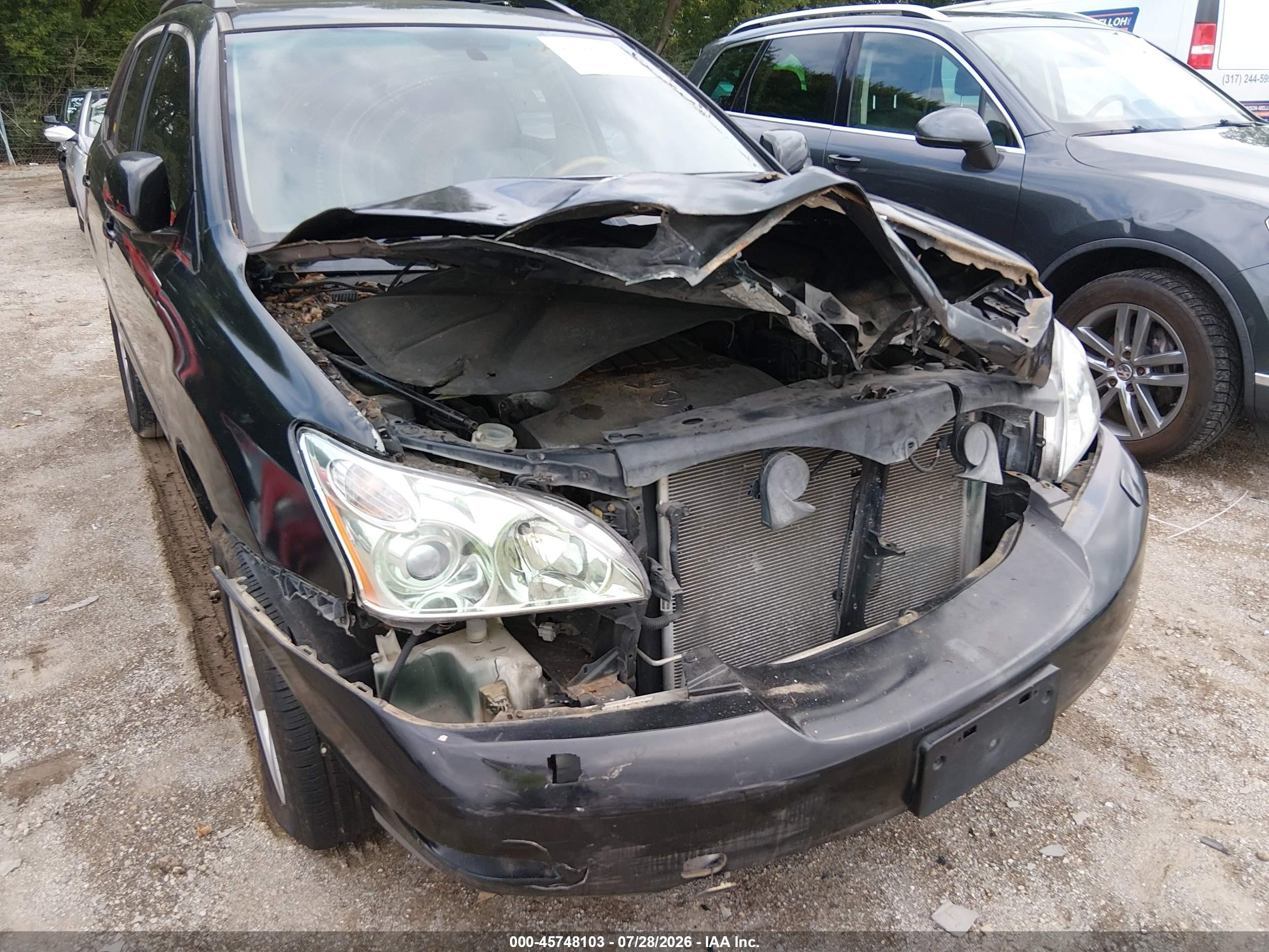 2007 Lexus Rx 350   Black vin: 2T2HK31UX7C043191
