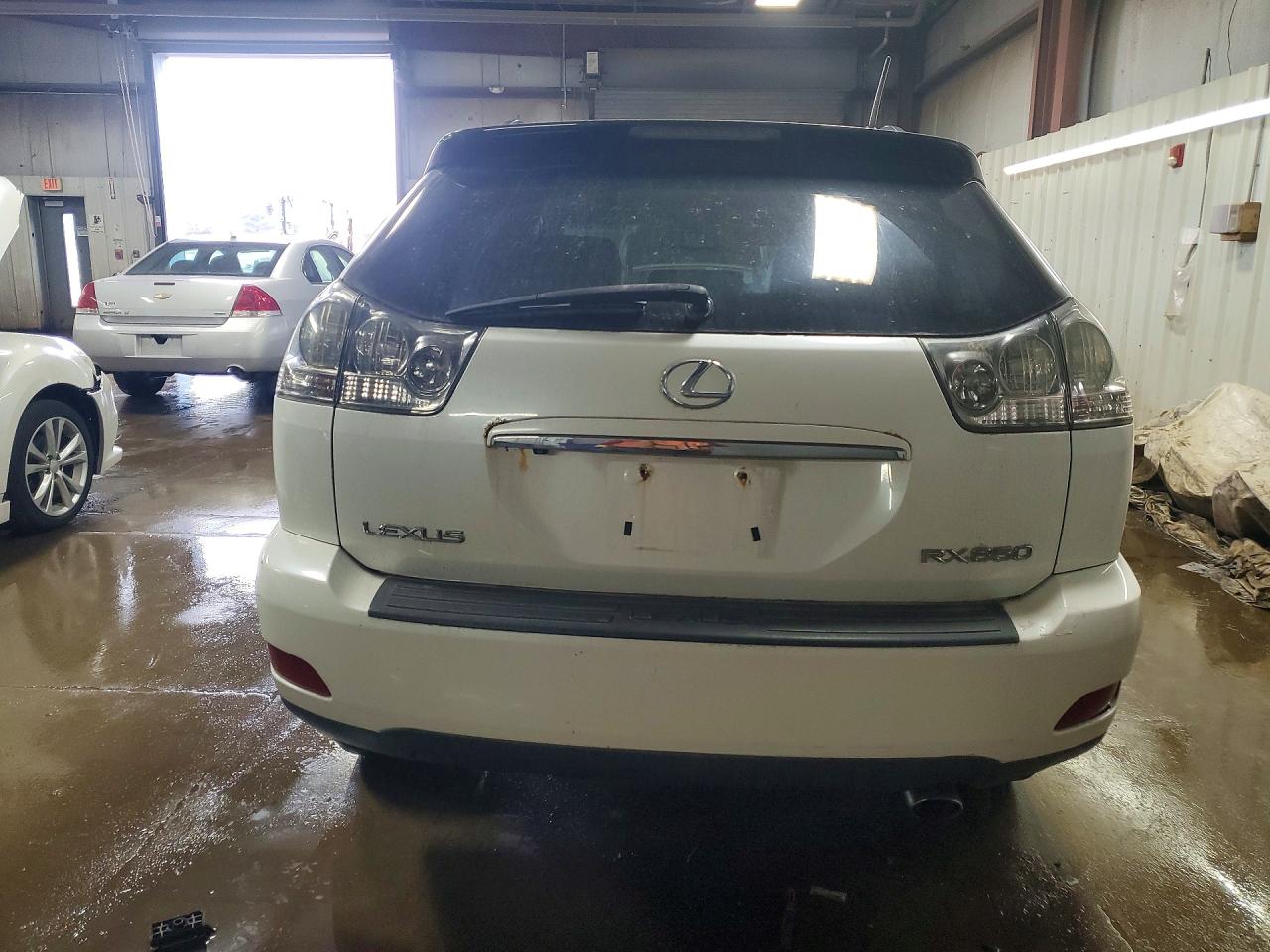 2008 Lexus Rx 350 Base White vin: 2T2HK31UX8C057576